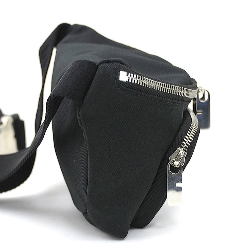 Burberry Black Nylon Canvas Fanny Pack