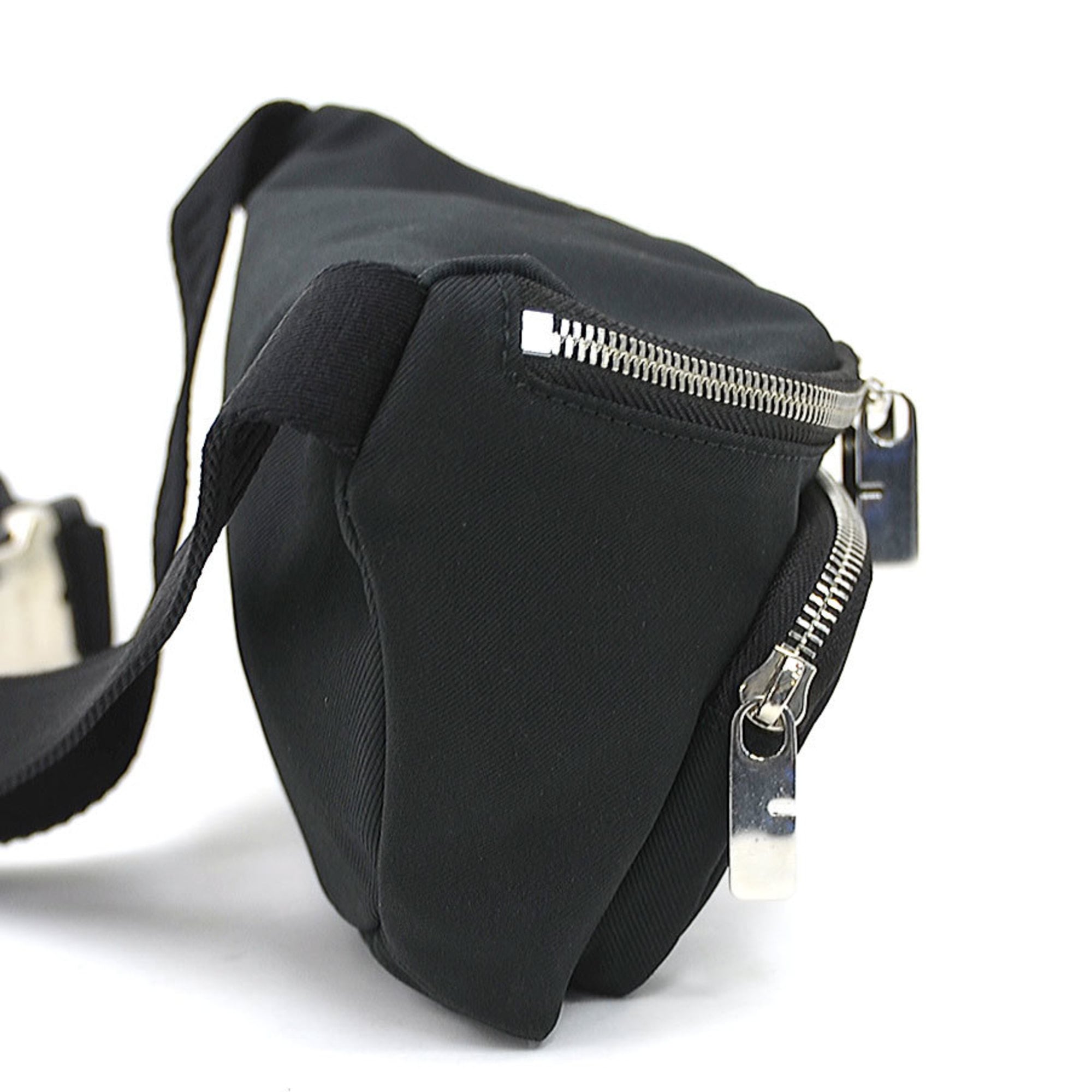 Burberry Black Nylon Canvas Fanny Pack