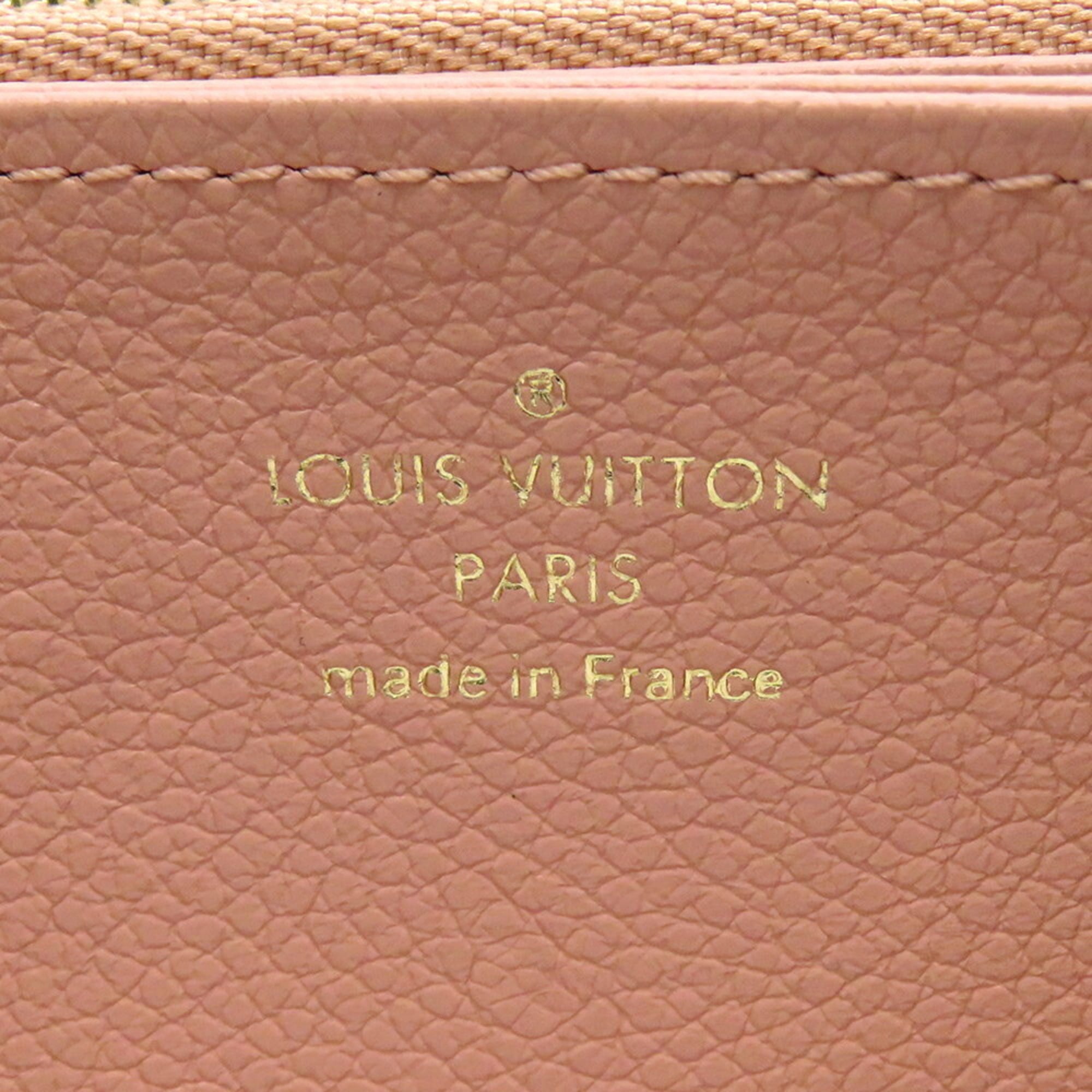 Louis Vuitton Monogram Empreinte Bicolor Cream Rose Monogram Empreinte Long Wallet