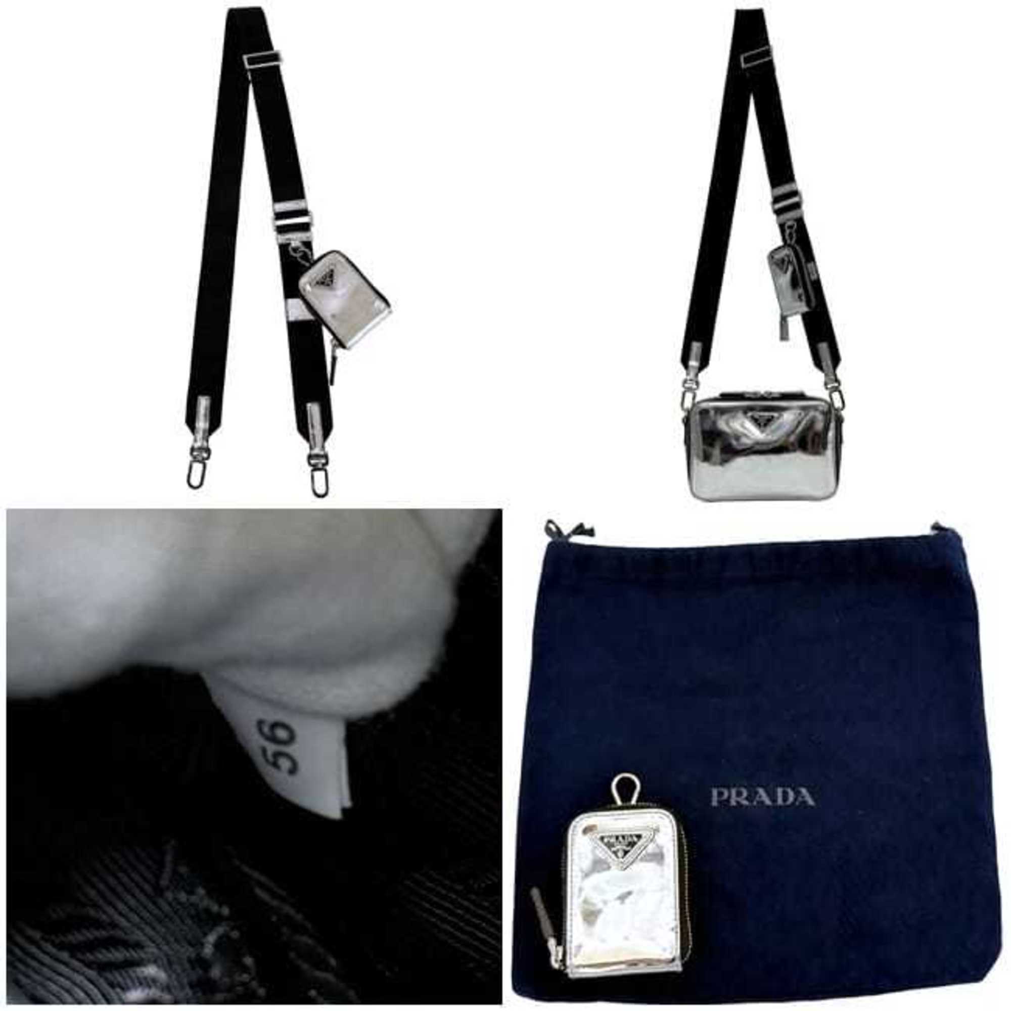 Prada Black Leather Shoulder Bag