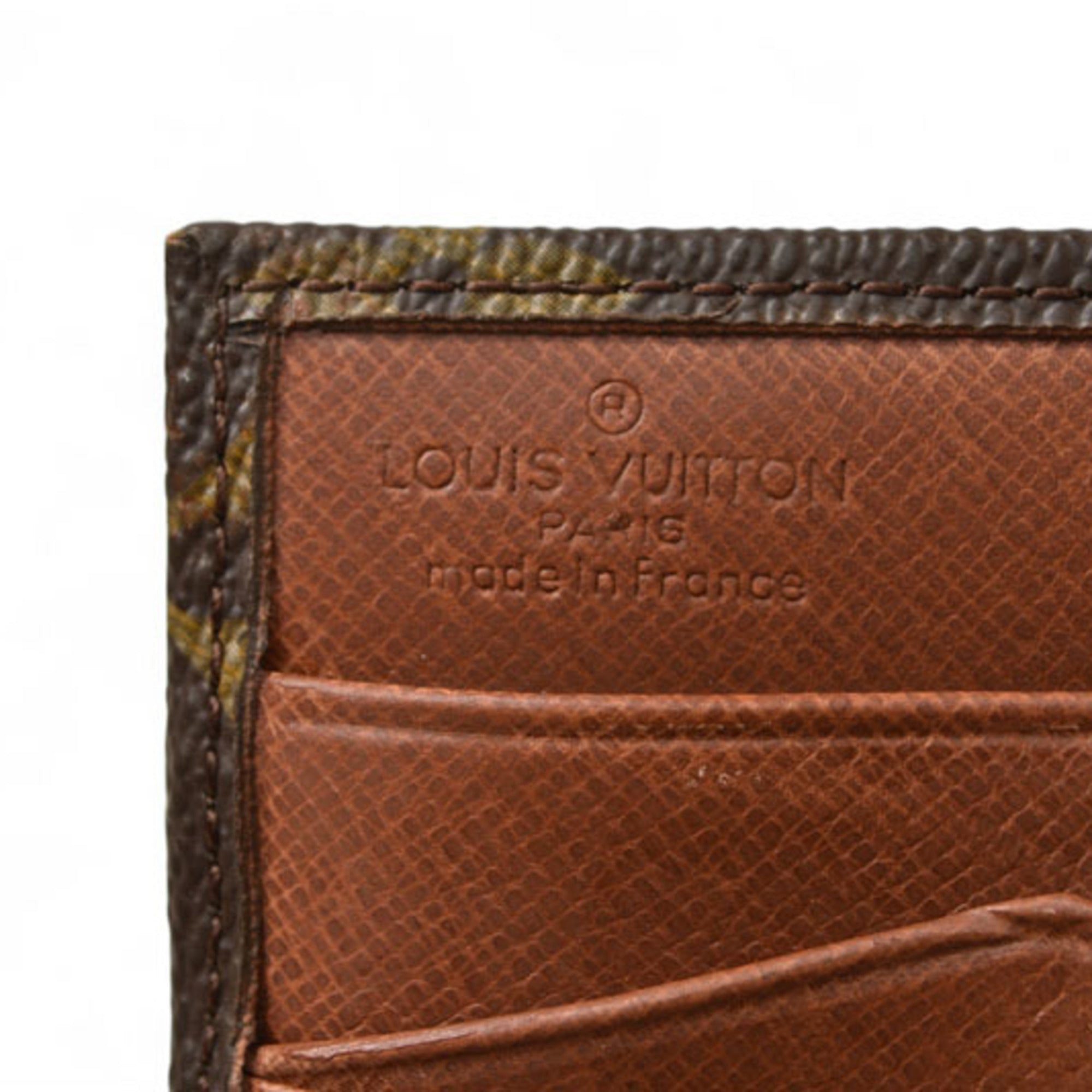 Louis Vuitton Brown Coated Canvas Wallet