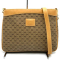 Gucci Brown Pvc Leather Shoulder Bag (Pre-Owned)