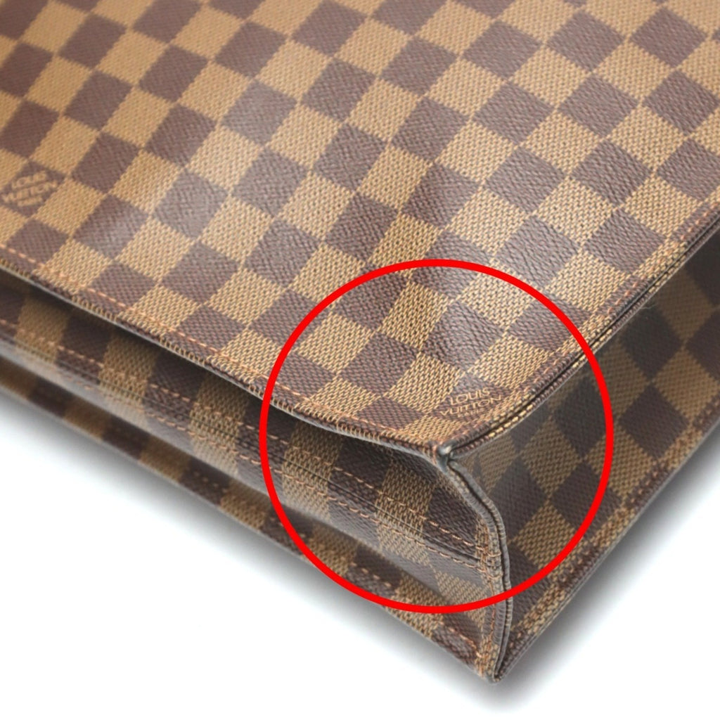 Louis Vuitton Brown Damier Canvas Ebene Damier Canvas Handbag Tote Bag