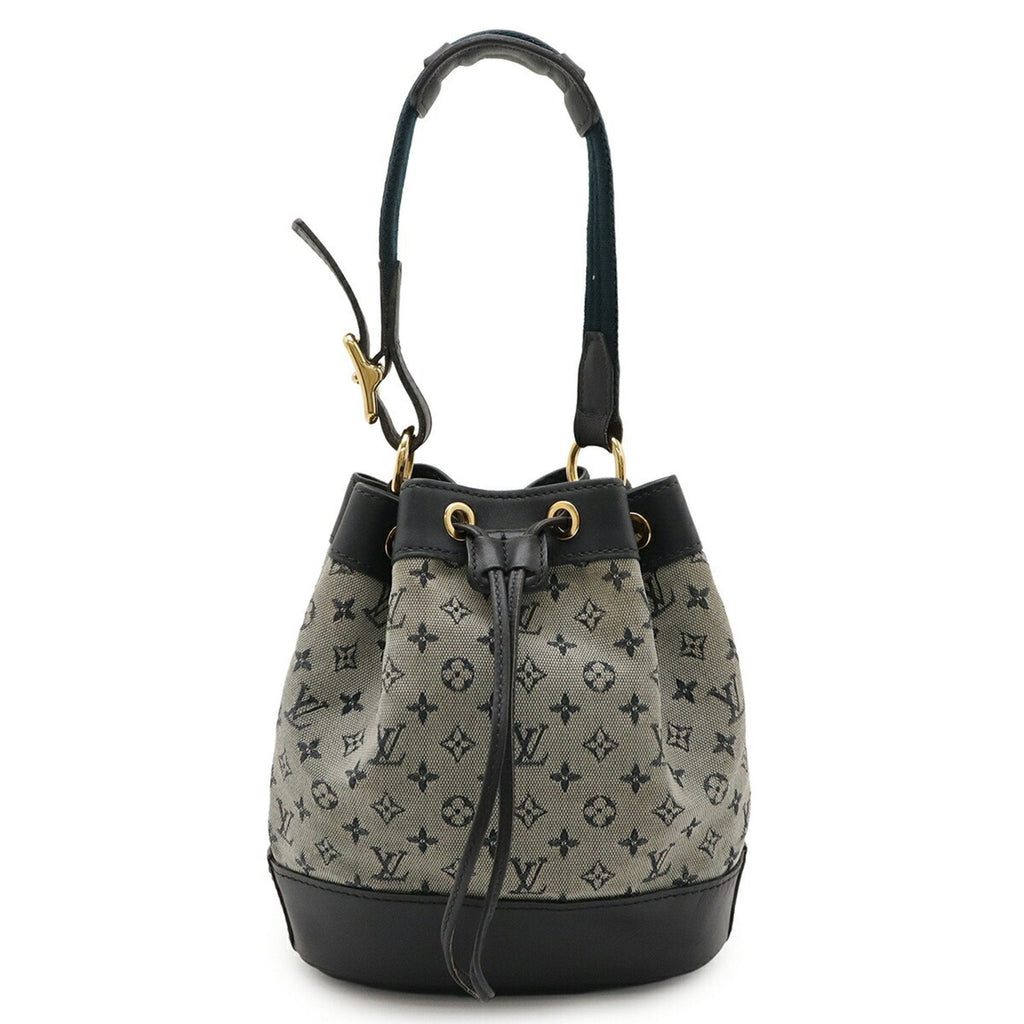 Louis Vuitton Blue Monogram Mini Leather Handbag Shoulder Bag