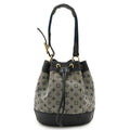 Louis Vuitton Blue Monogram Mini Leather Handbag Shoulder Bag