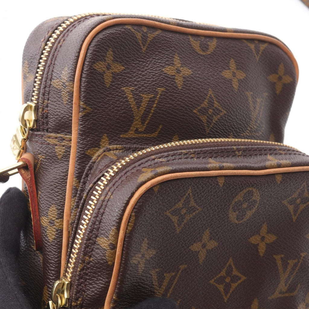 Louis Vuitton Brown Coated Canvas Pvc Leather Shoulder Bag