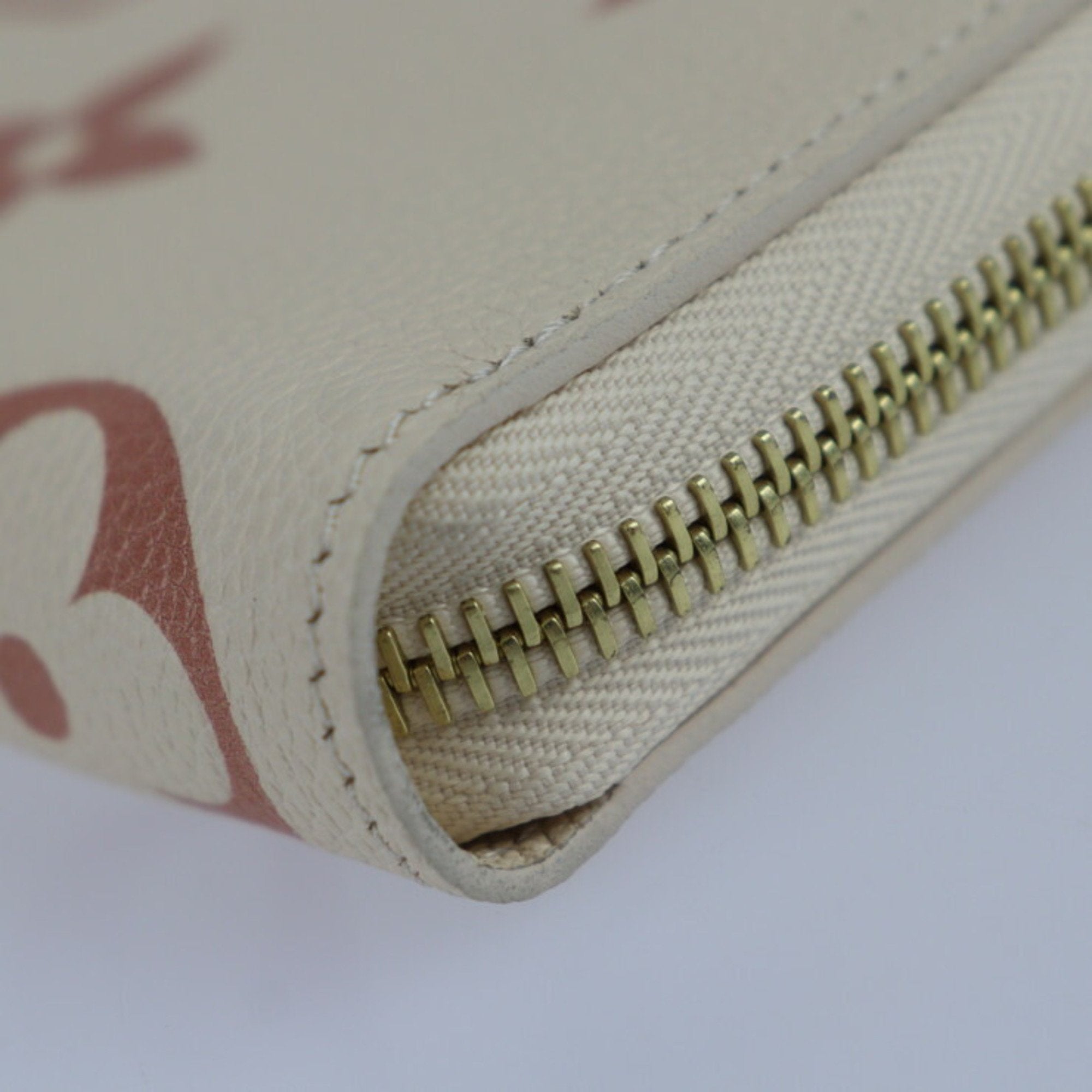 Louis Vuitton Cream Monogram Empreinte Long Wallet