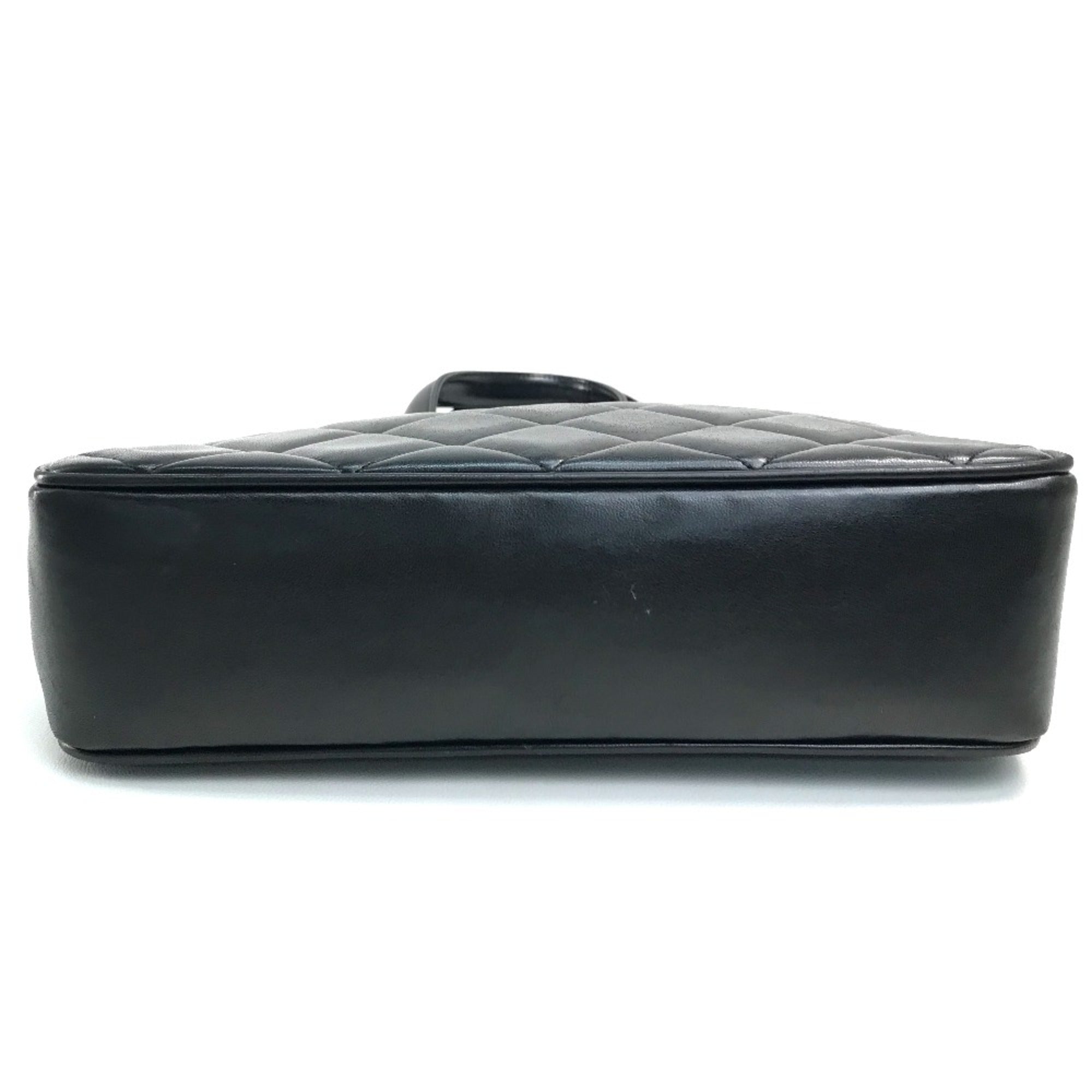 Chanel Black Leather Tote Bag