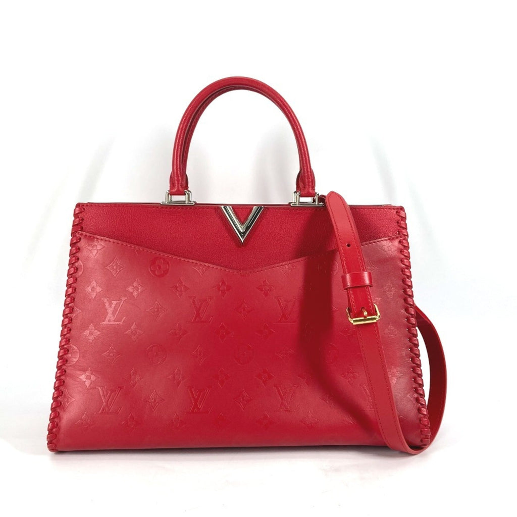 Louis Vuitton Monogram Red Color Ruby Monogram Handbag Shoulder Bag Tote Bag