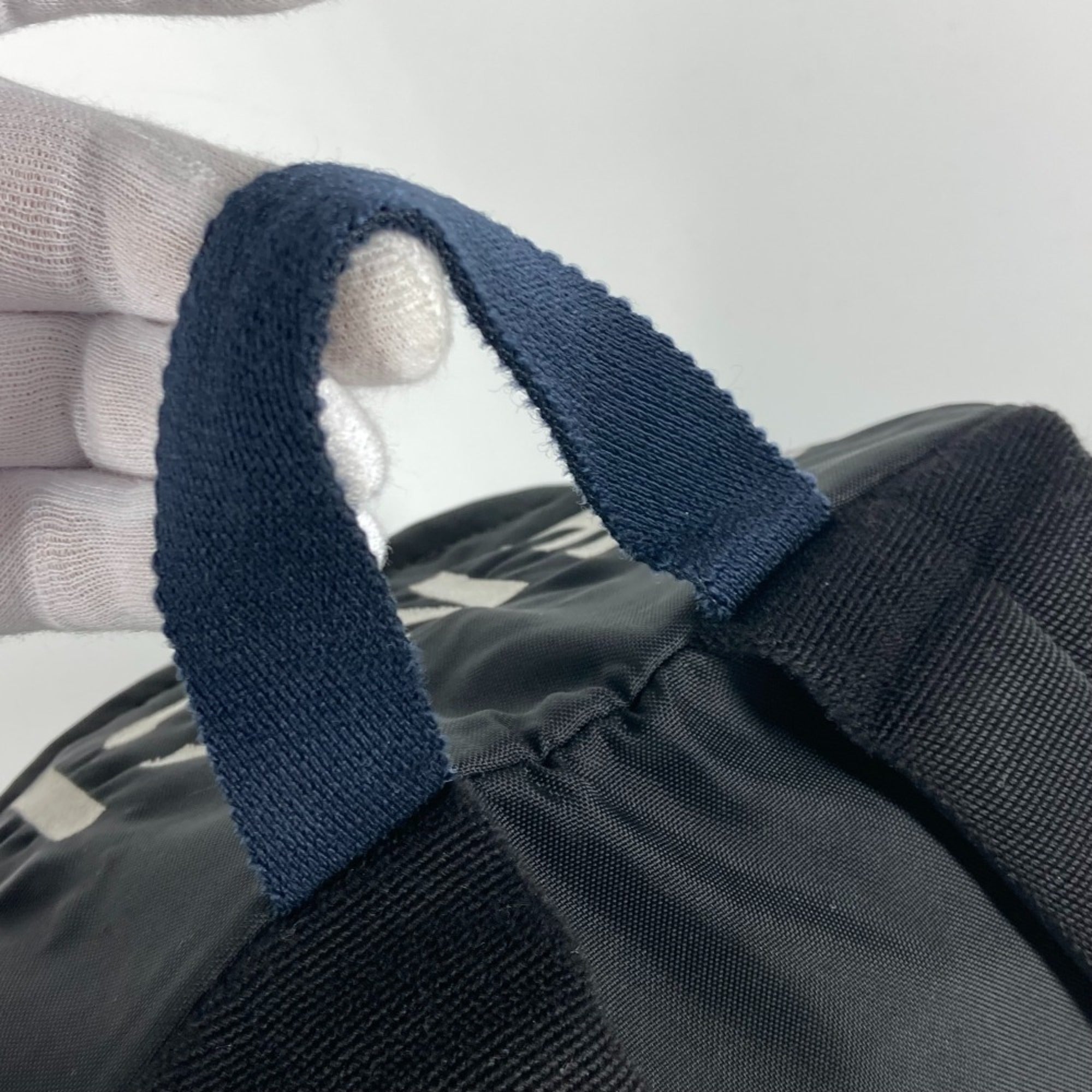 Balenciaga Black Cloth Backpack