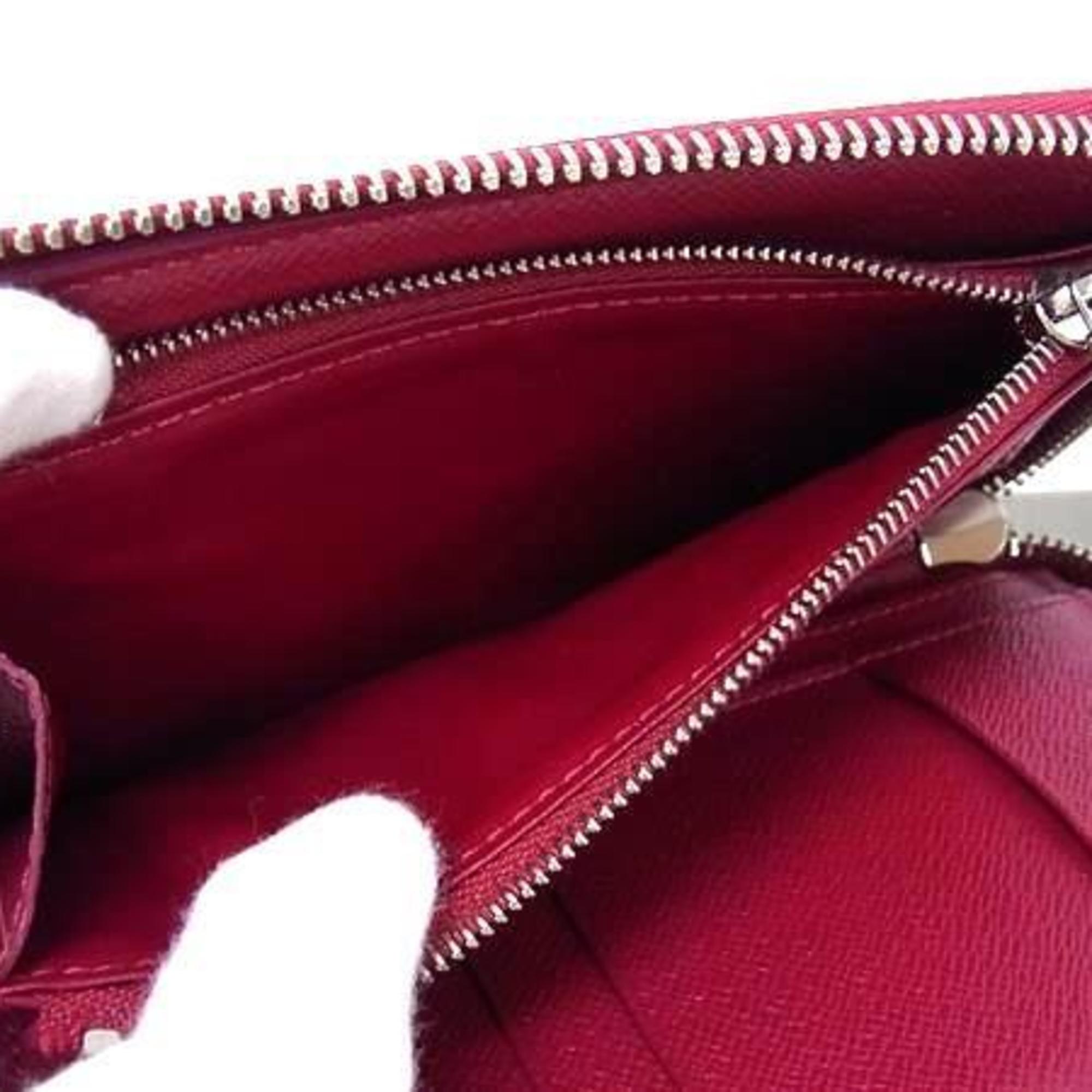 Louis Vuitton Fuchsia Red Color Epi Leather Card Wallet