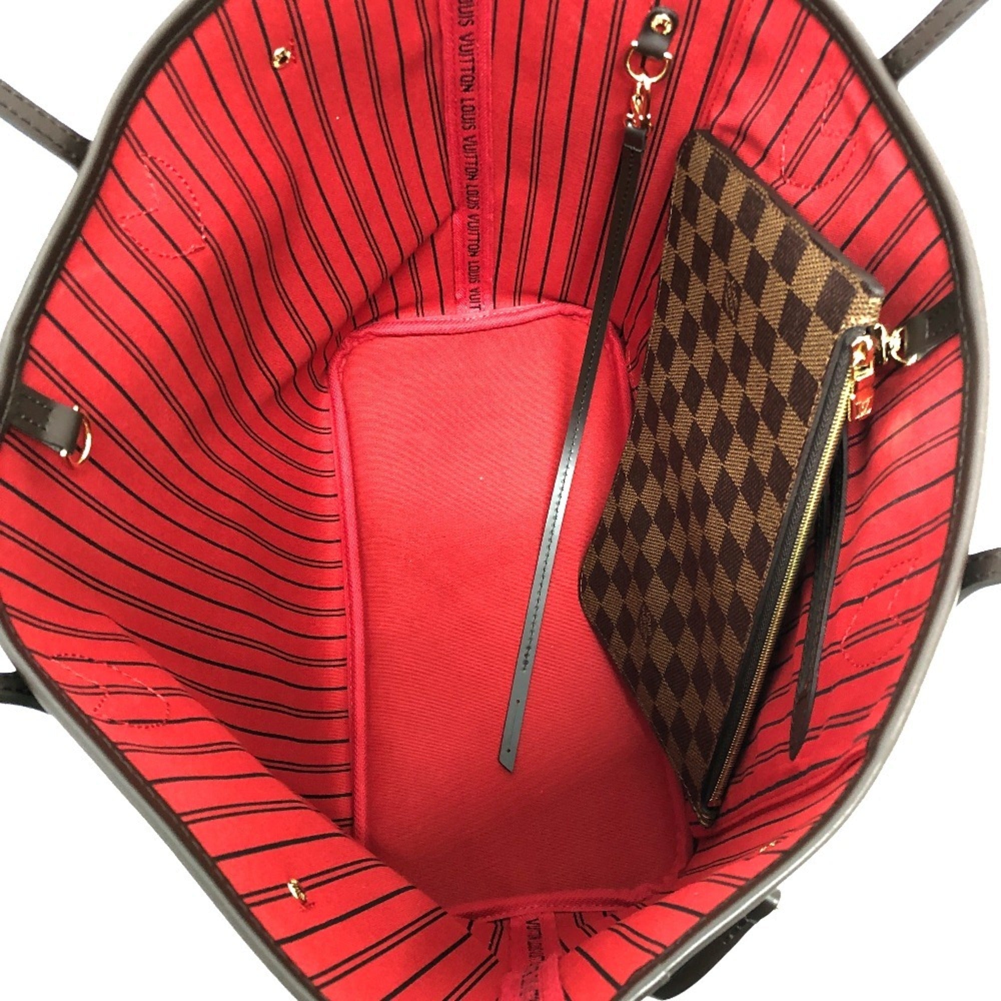 Louis Vuitton Brown Damier Canvas Tote Bag