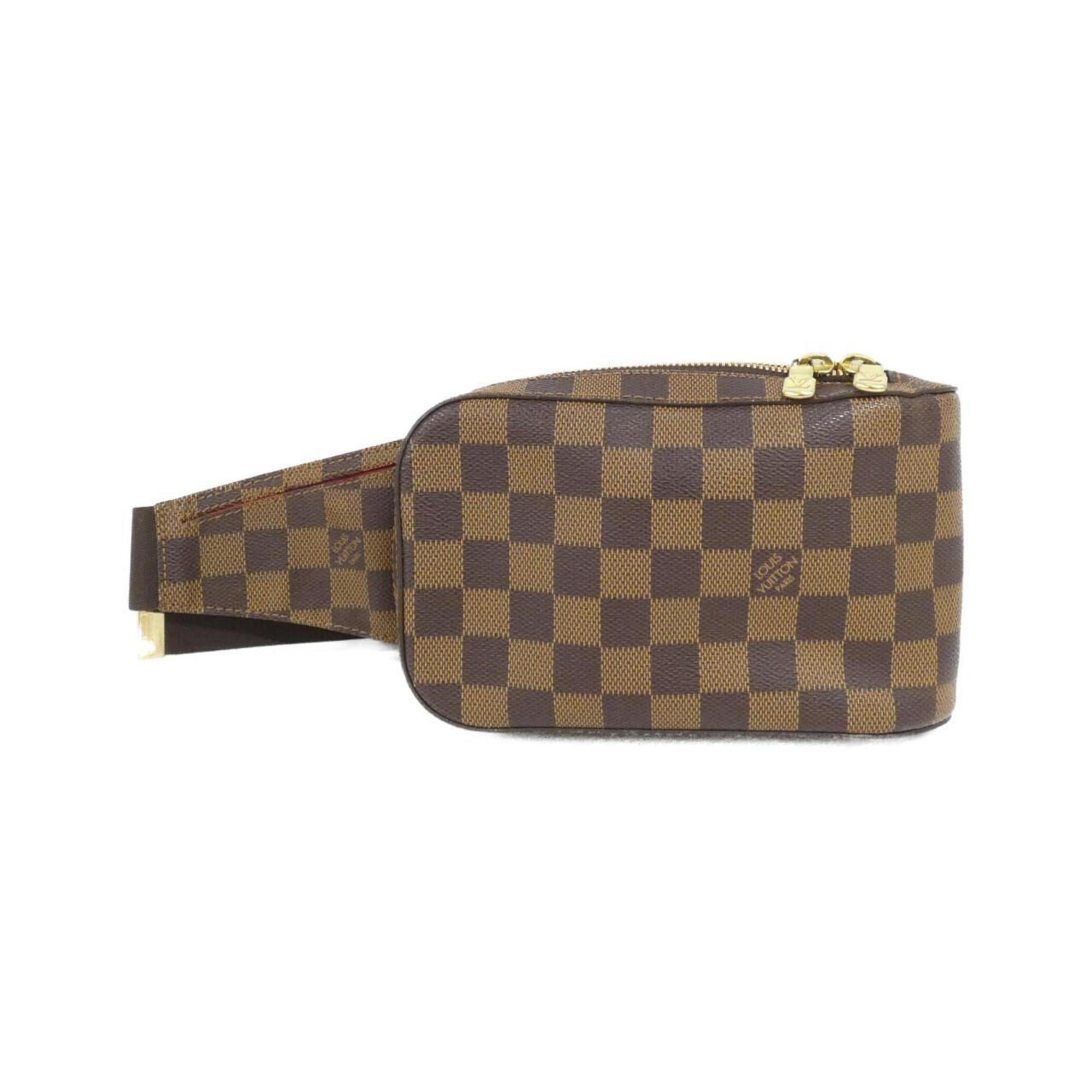 Louis Vuitton Brown Coated Canvas Shoulder Bag