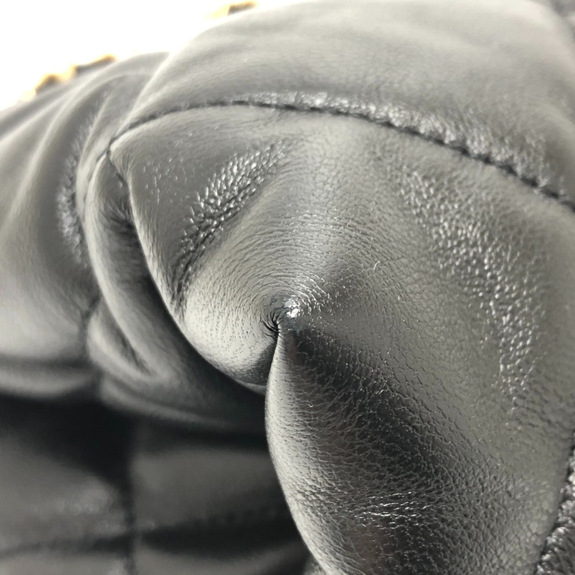Chanel Black Leather Shoulder Bag
