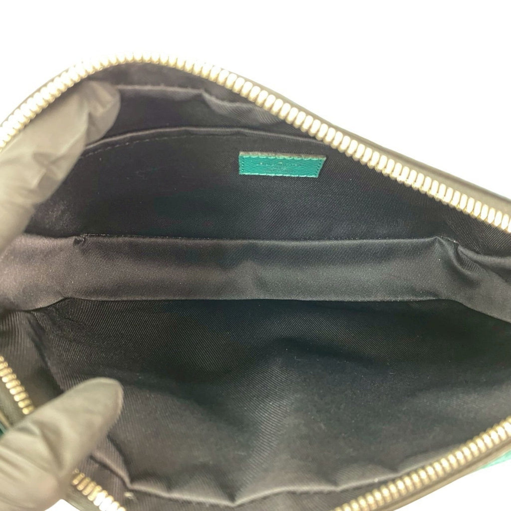 Louis Vuitton Green Leather Shoulder Bag