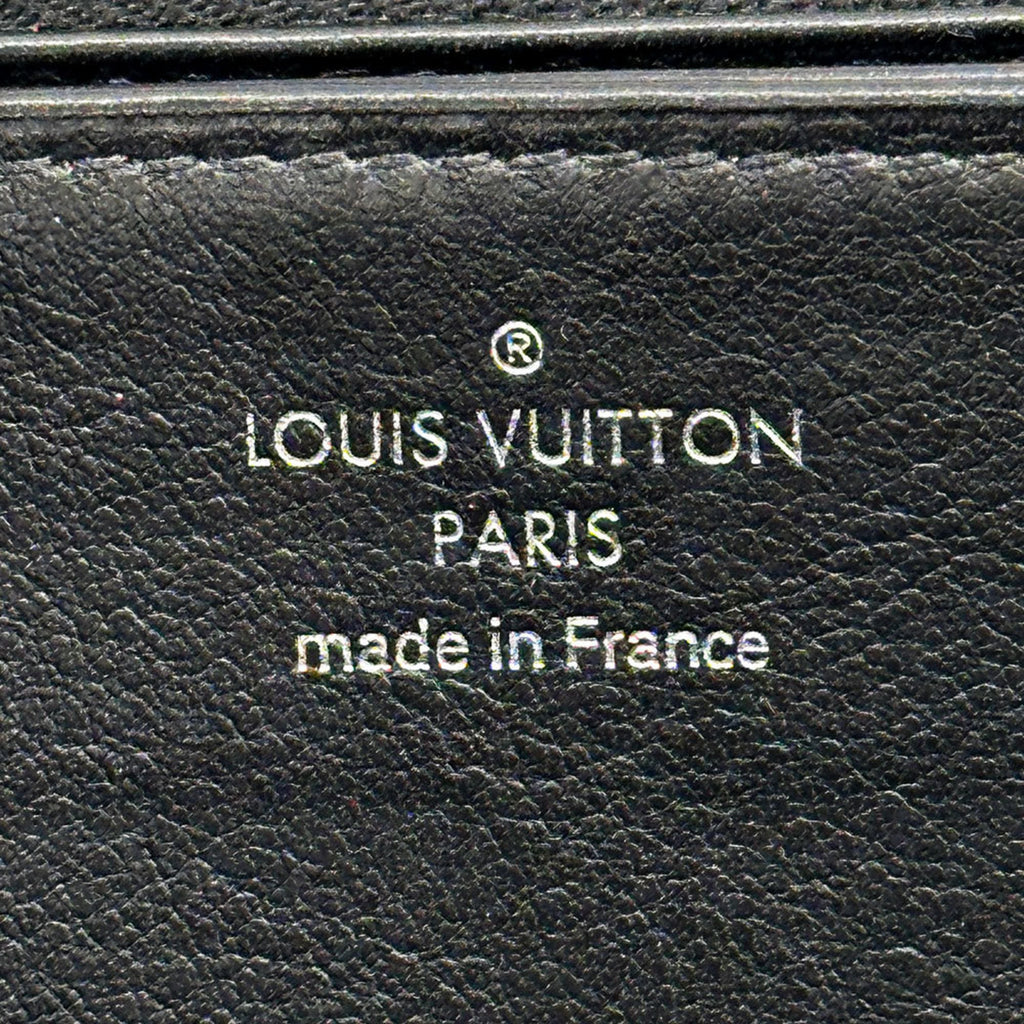 Louis Vuitton Black Noir Mahina Leather Long Wallet
