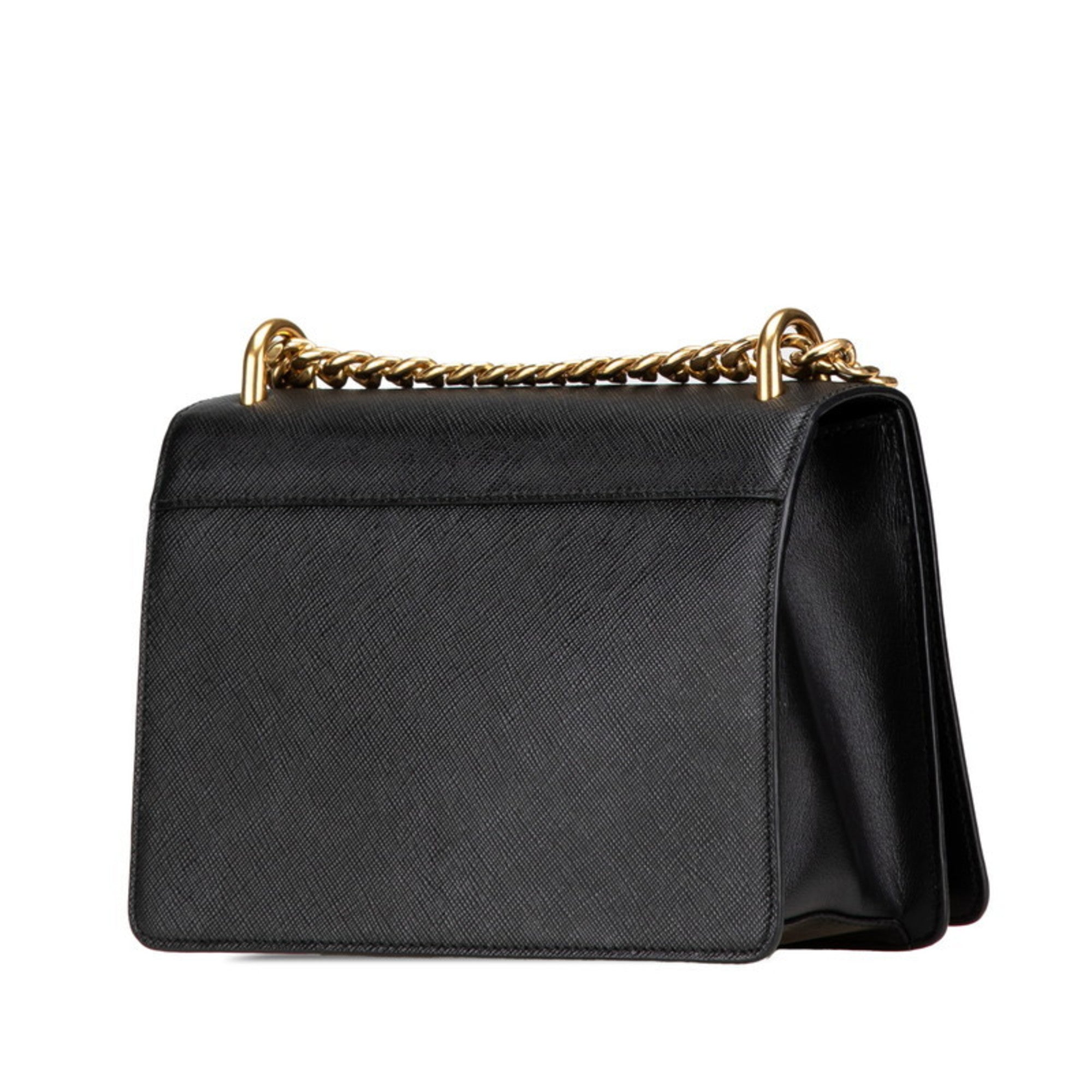 Prada Black Leather Shoulder Bag