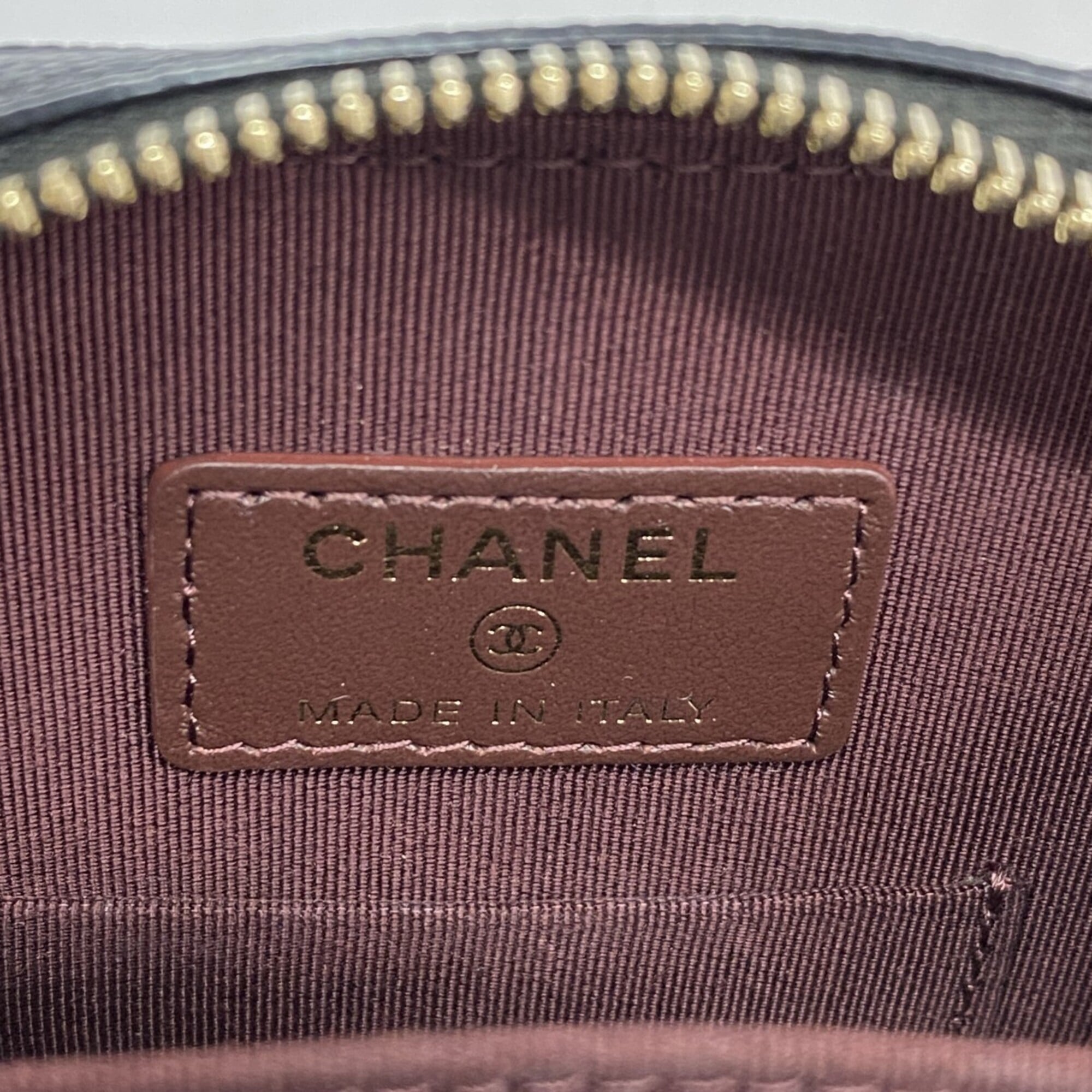 Chanel Black Grained Calfskin Shoulder Bag
