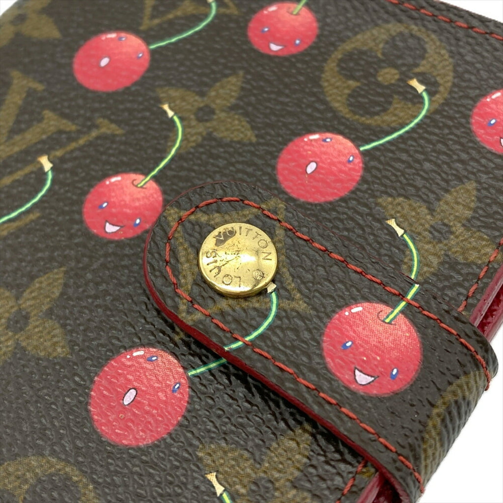 Louis Vuitton Brown Monogram Cherry Leather Wallet