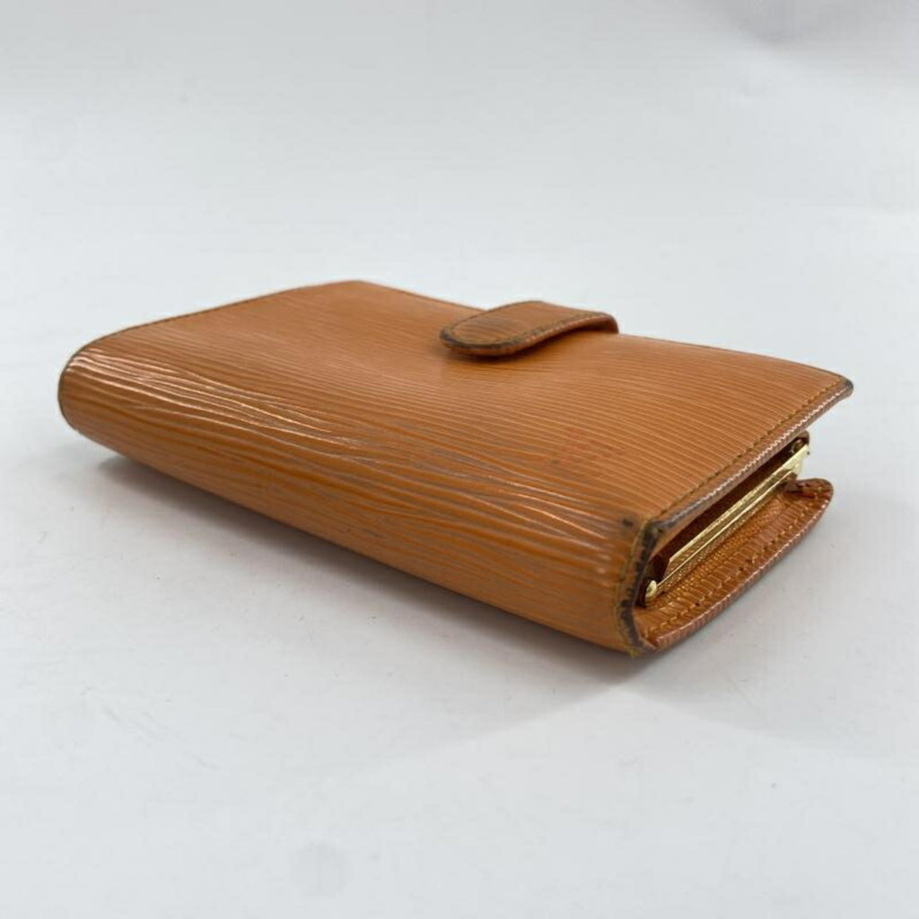 Louis Vuitton Epi Orange Epi Leather Wallet