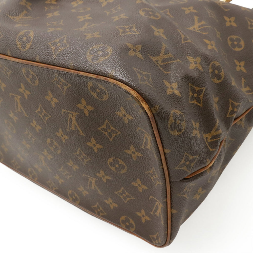 Louis Vuitton Brown Monogram Canvas Shoulder Bag Tote Bag