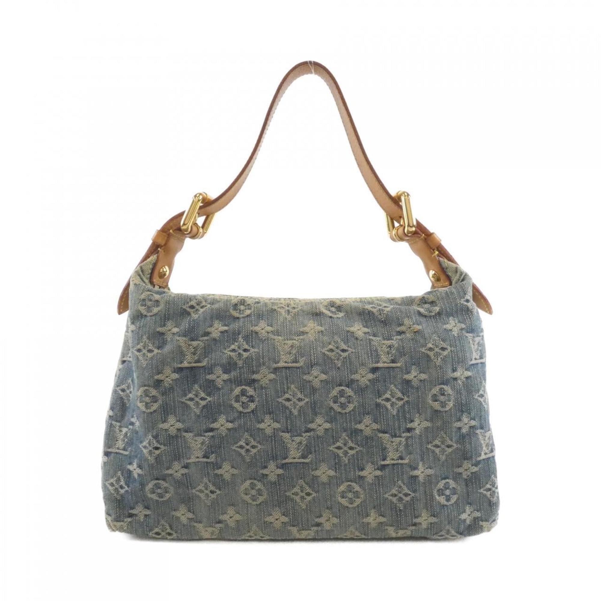 Louis Vuitton Blue Denim Canvas Shoulder Bag