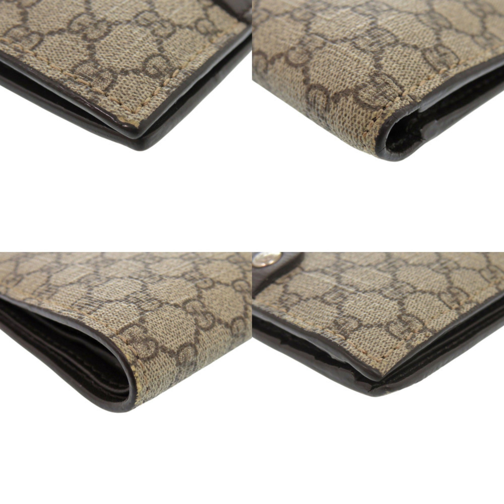 Gucci Brown Gg Supreme Wallet (Bi-Fold) (Pre-Owned)