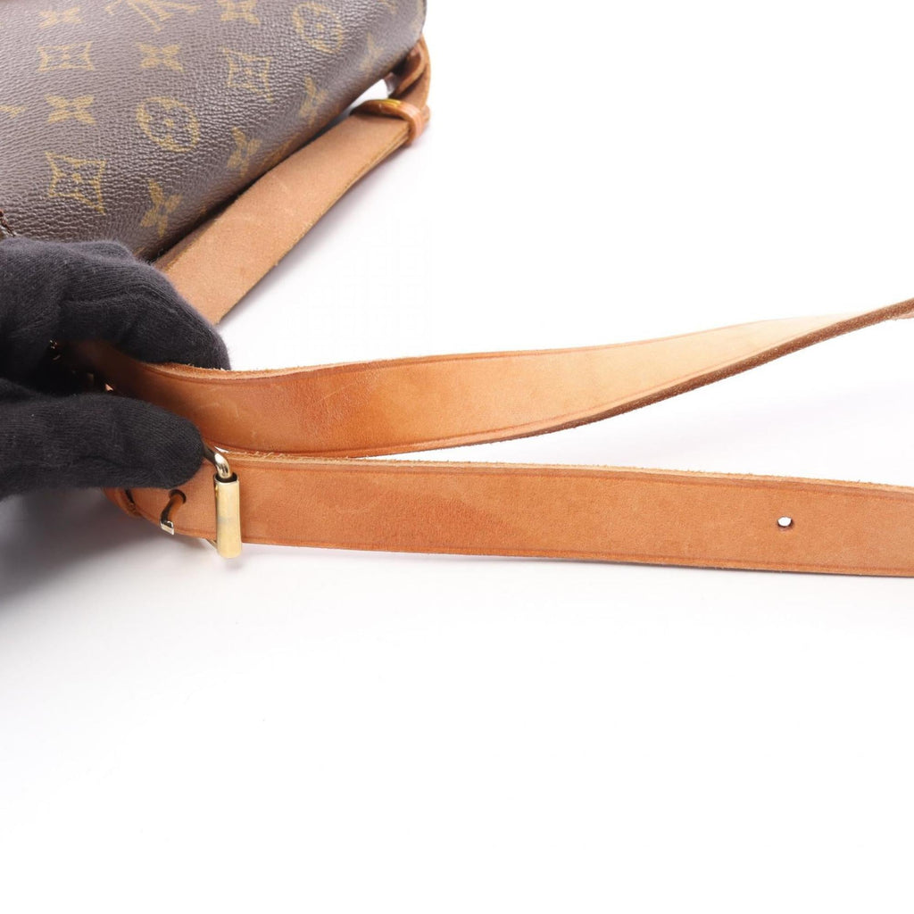 Louis Vuitton Brown Monogram Leather Shoulder Bag