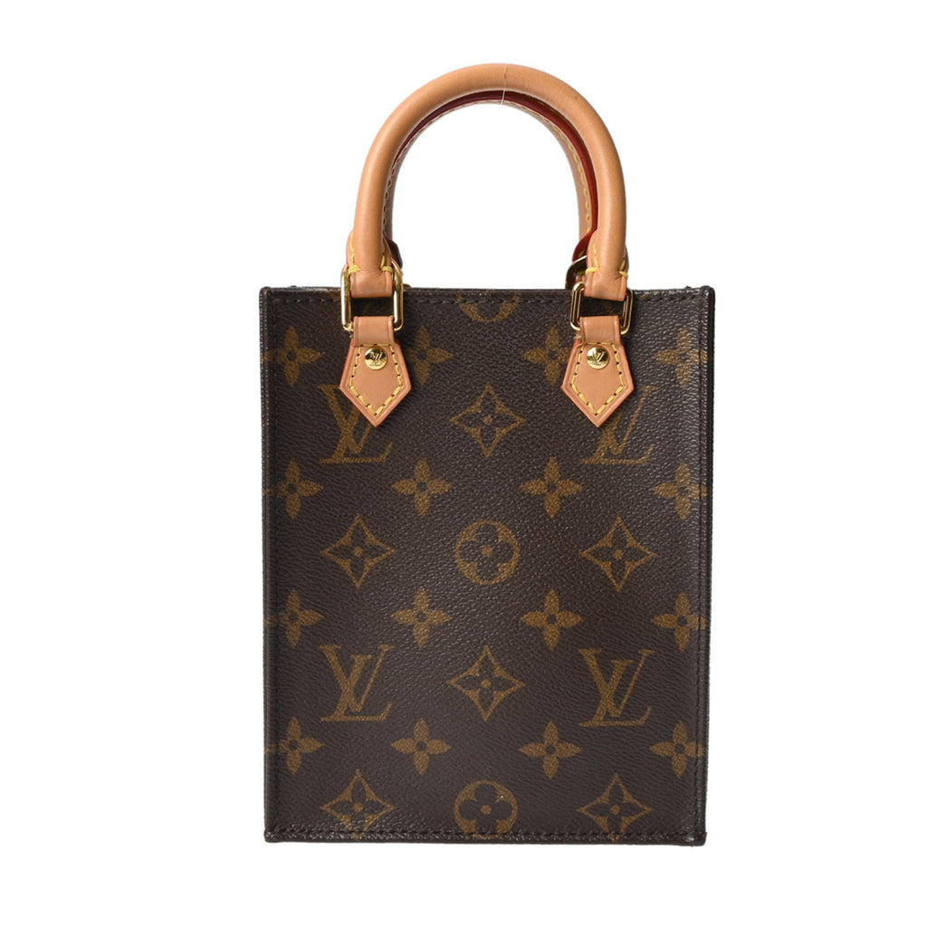 Louis Vuitton Brown Monogram Canvas Handbag