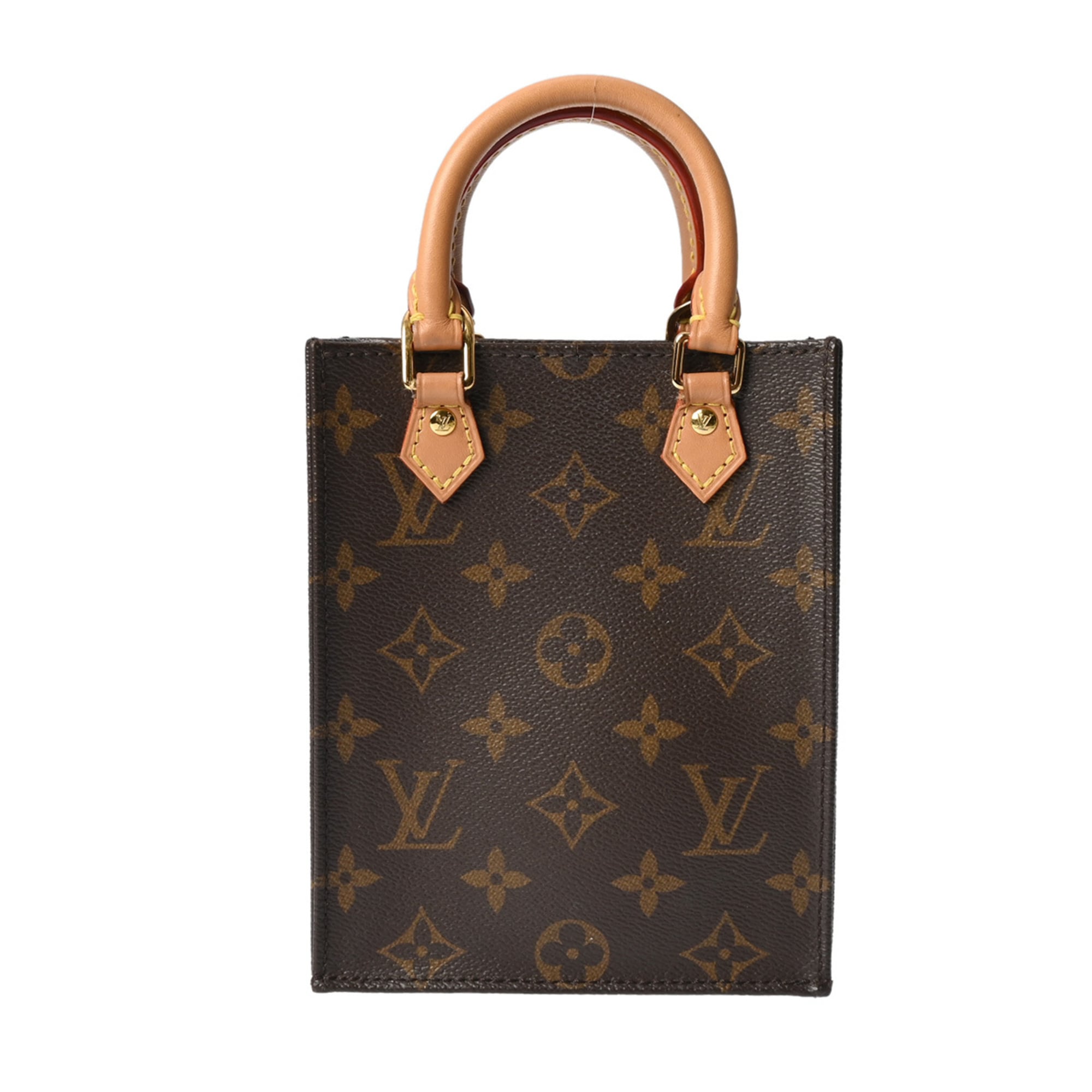 Louis Vuitton Brown Monogram Canvas Handbag
