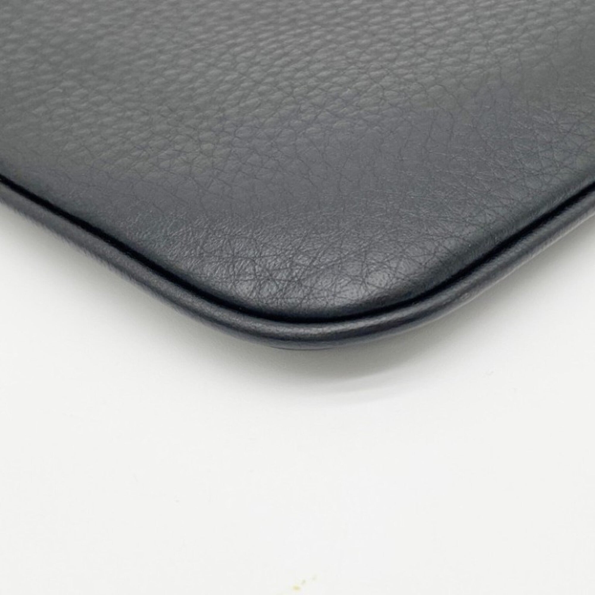 Balenciaga Black Leather Pouch