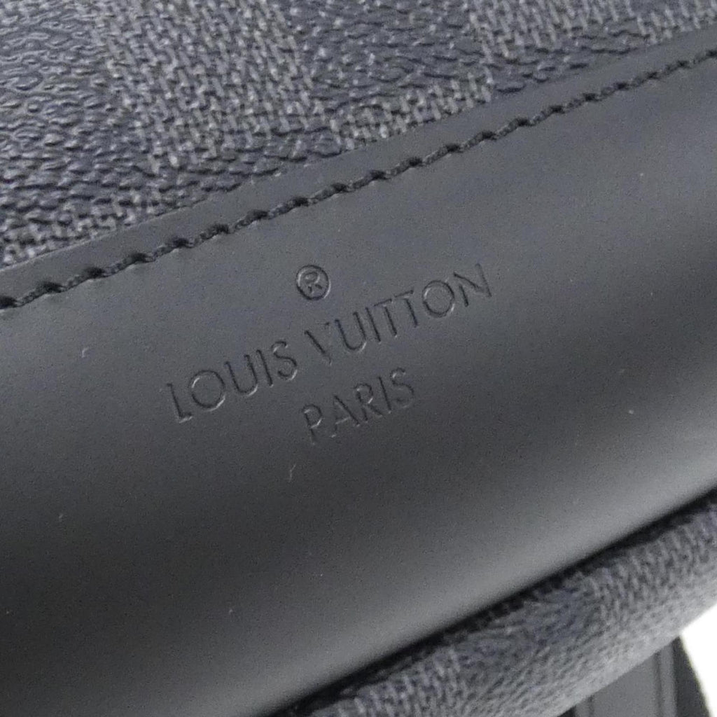 Louis Vuitton Graphite Coated Canvas Shoulder Bag