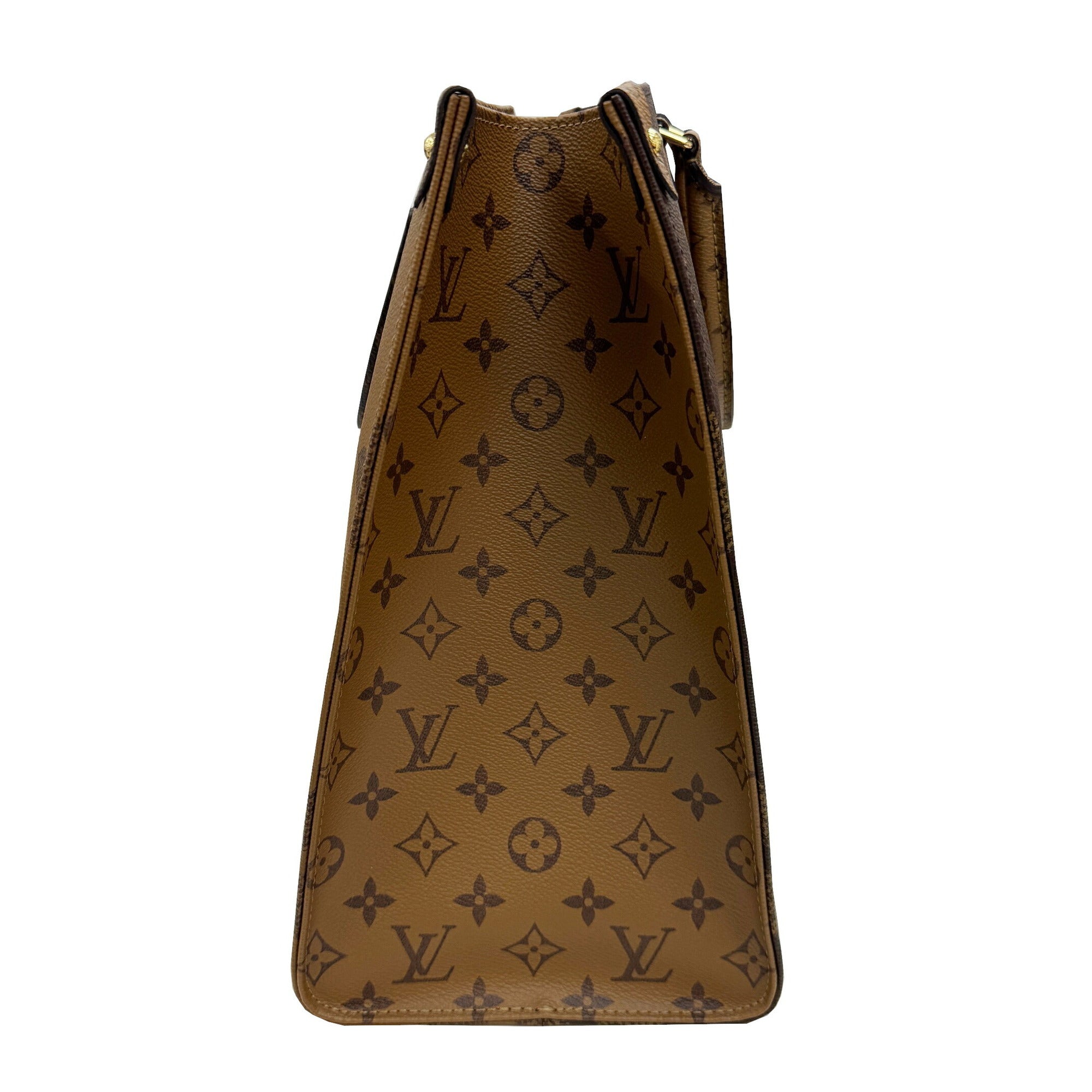 Louis Vuitton Brown Monogram Monogram Reverse Monogram Monogram Reverse Tote Bag
