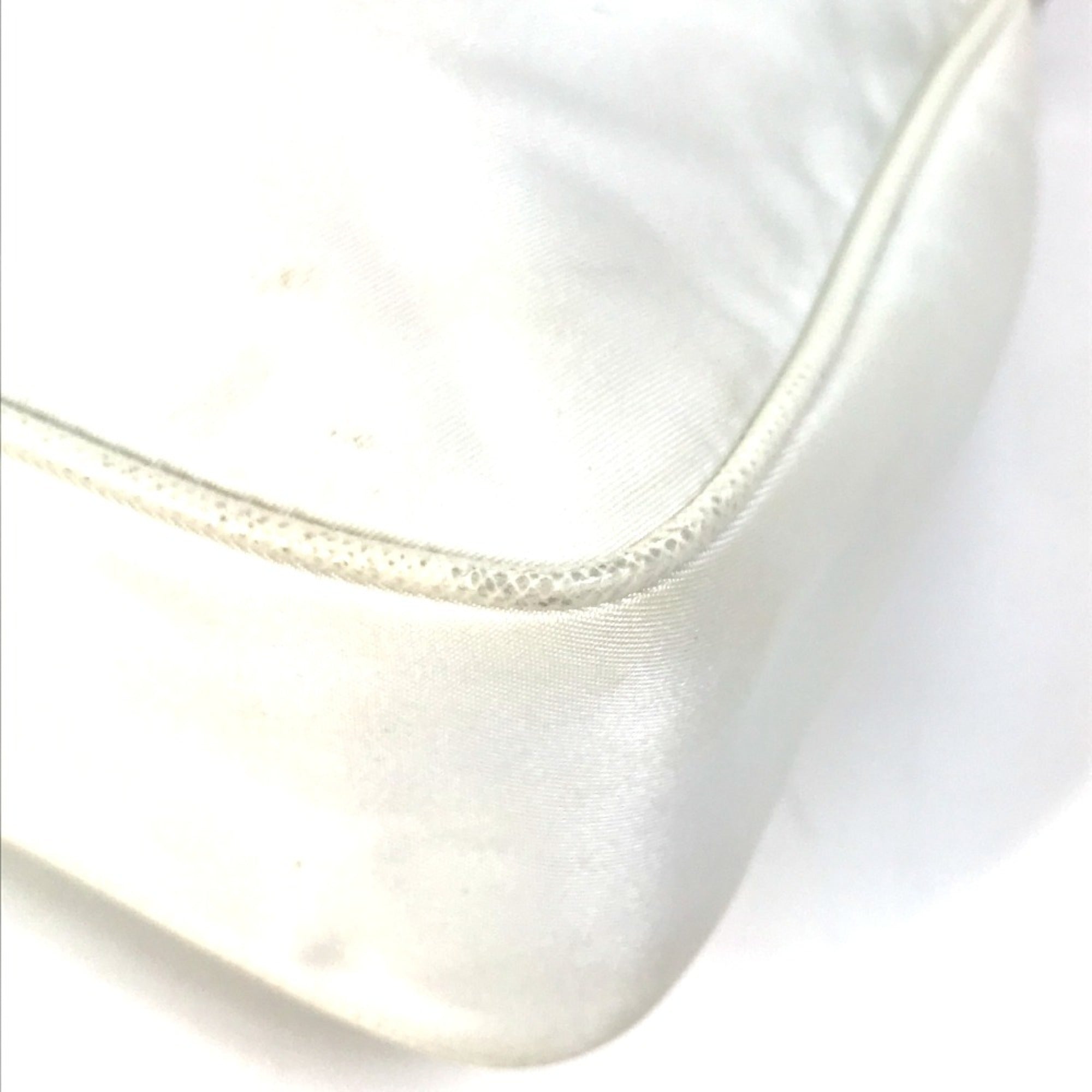 Prada White Cloth Shoulder Bag