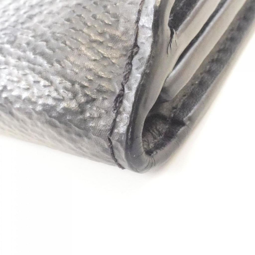 Louis Vuitton Black Coated Canvas Card Wallet