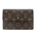 Louis Vuitton Brown Monogram Canvas Wallet (Tri-Fold)