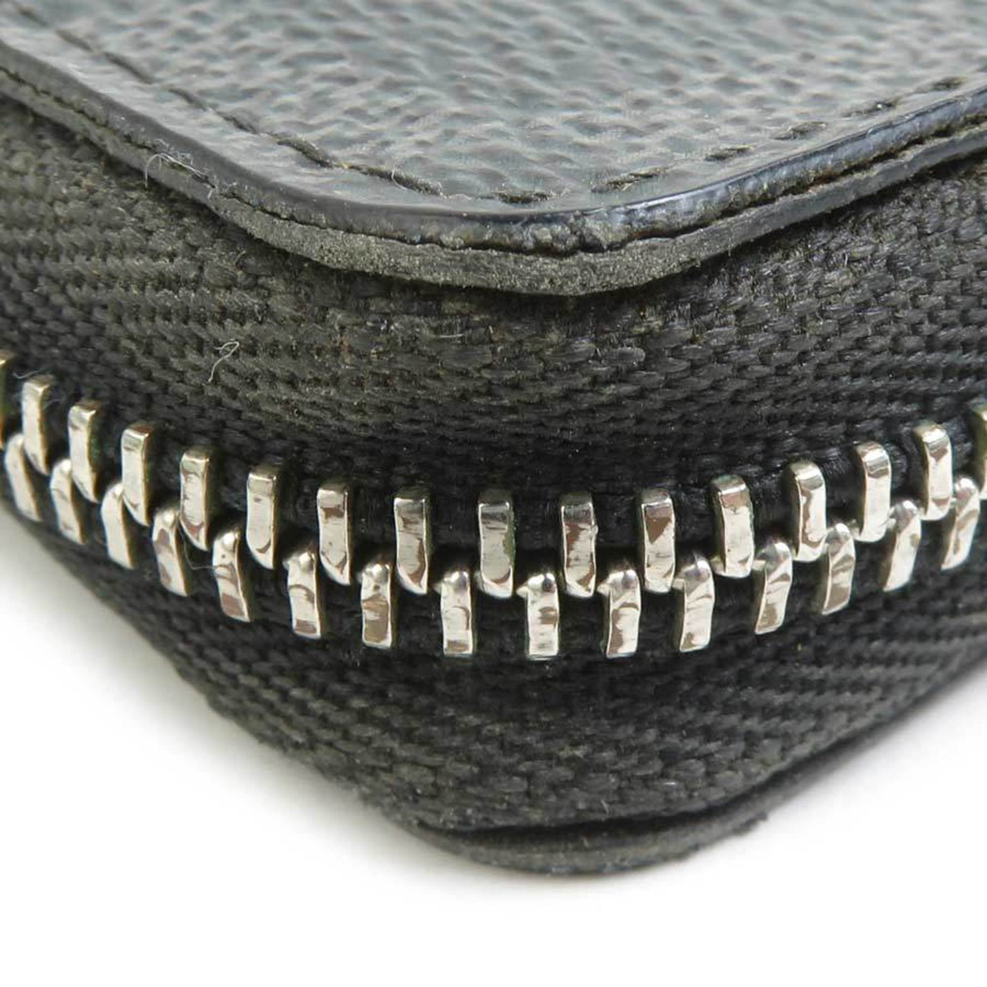 Louis Vuitton Black Gray Damier Graphite Coin Purse/Coin Case
