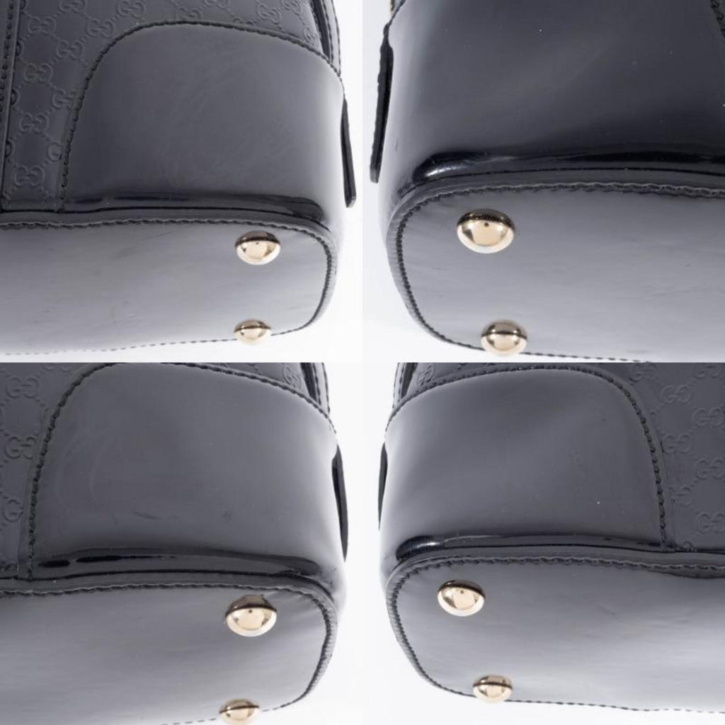 Gucci Black Patent Leather Handbag (Pre-Owned)