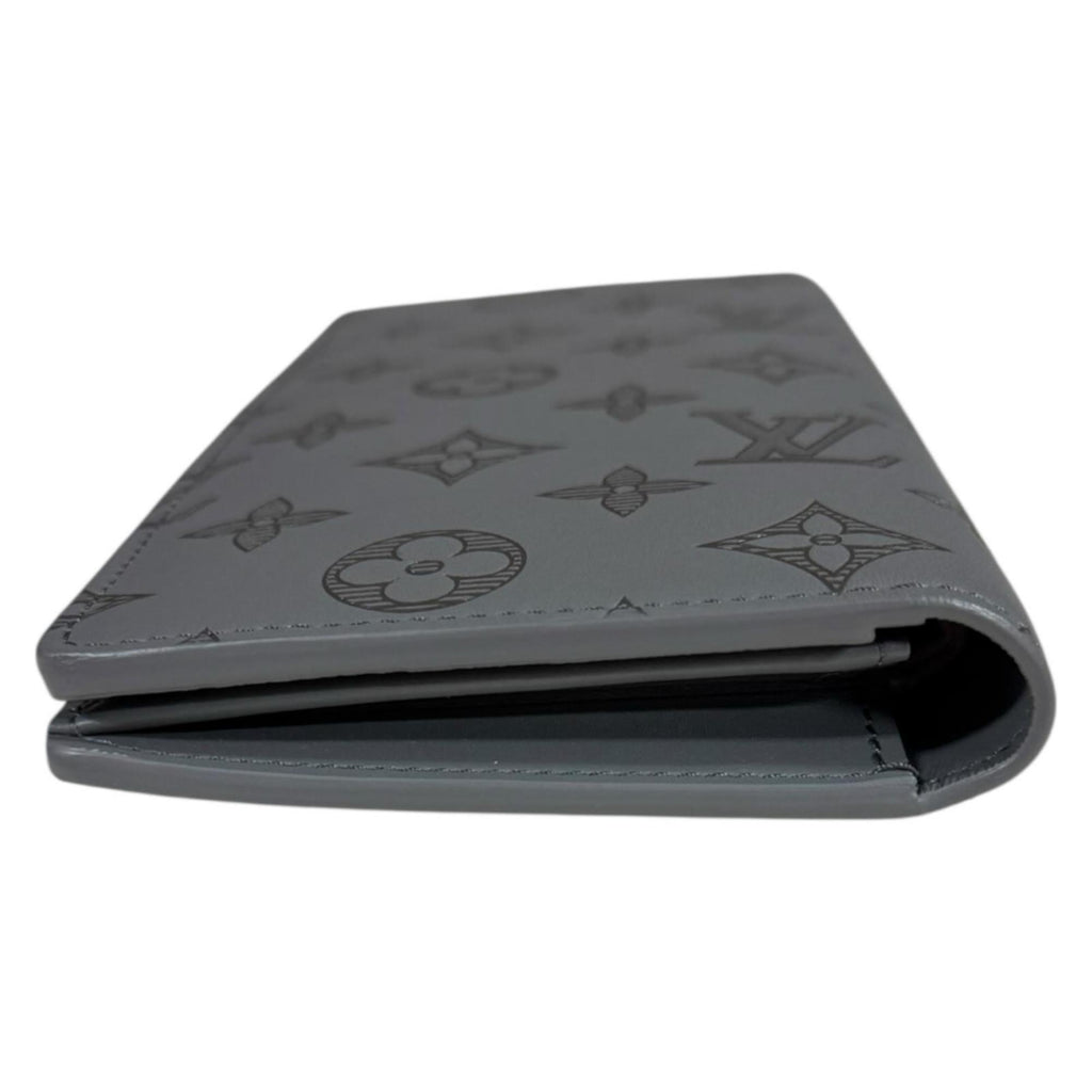 Louis Vuitton Gray Monogram Shadow Long Wallet