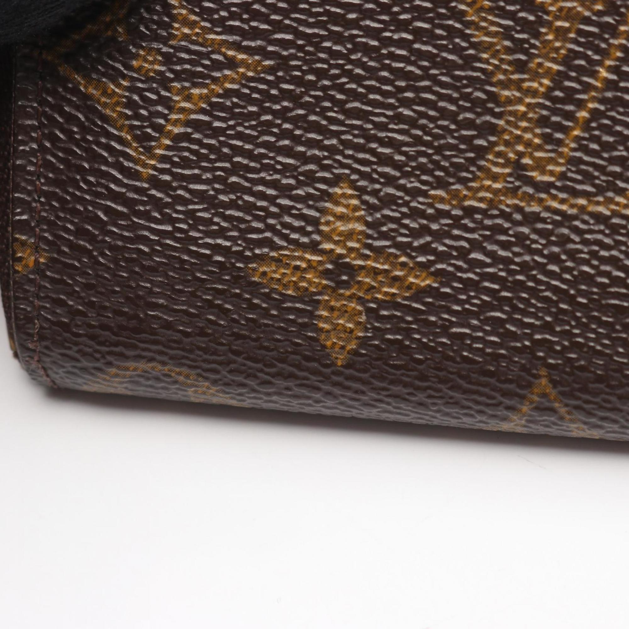 Louis Vuitton Brown Coated Canvas Coin Purse/Coin Case