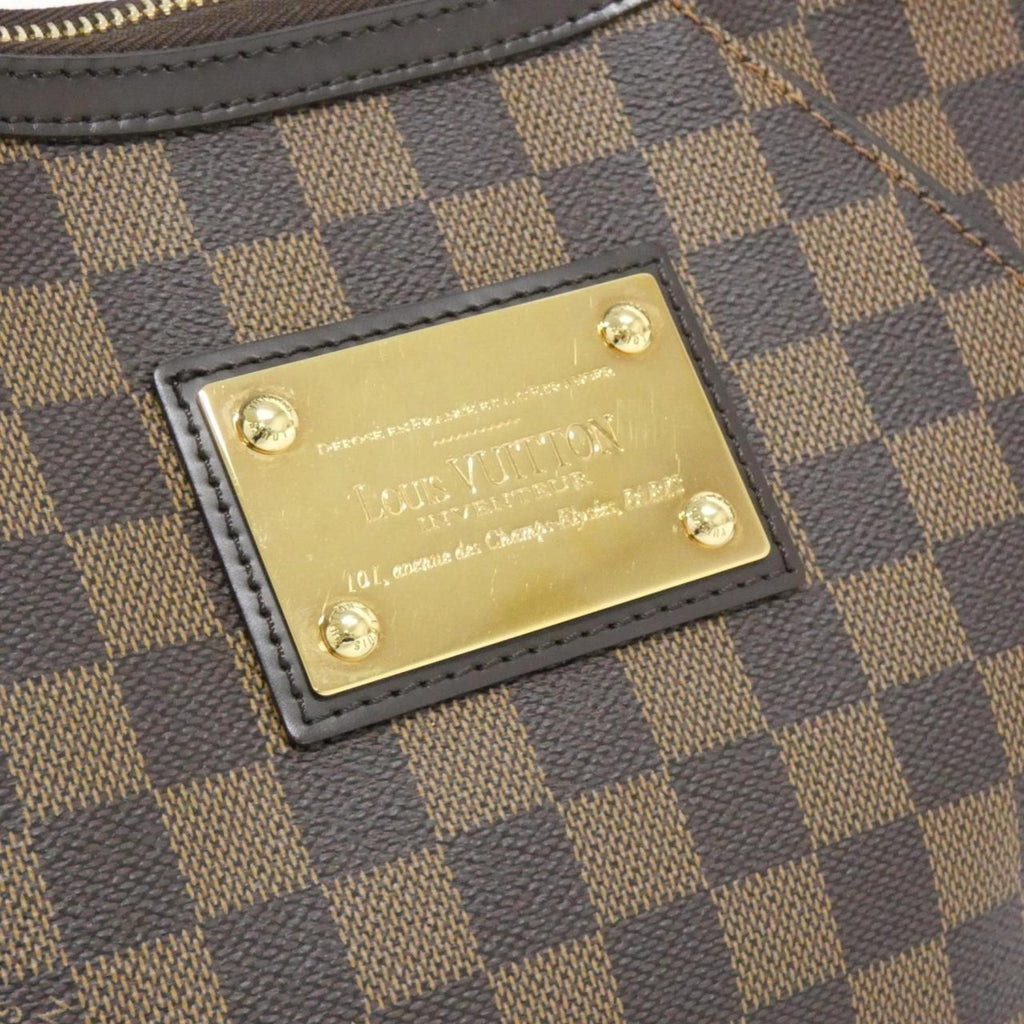 Louis Vuitton Brown Coated Canvas Shoulder Bag