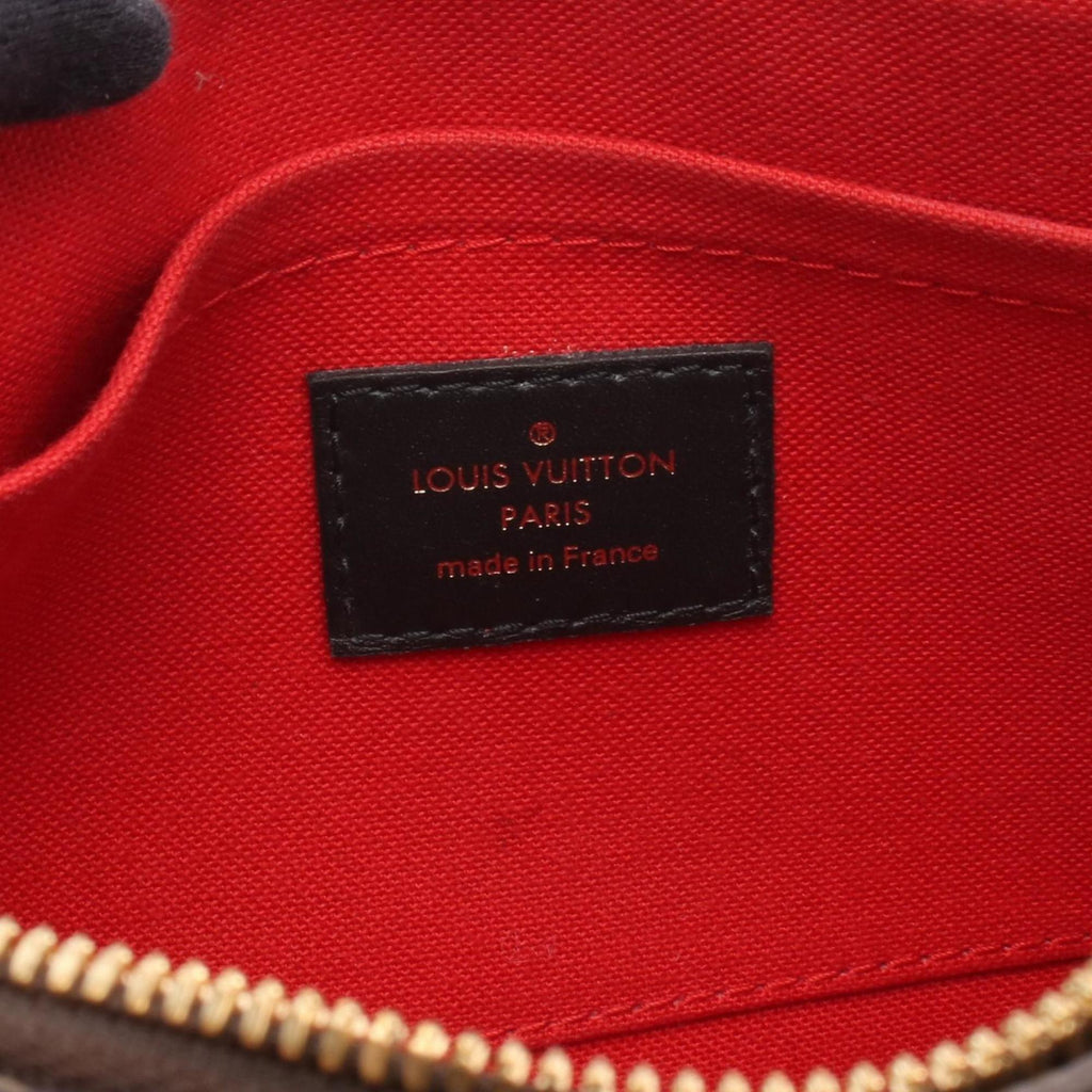 Louis Vuitton Brown Coated Canvas Handbag