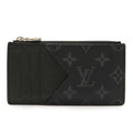 Louis Vuitton Monogram Eclipse Noir Monogram Eclipse Pvc Taiga Leather Leather Coin Purse/Coin Case