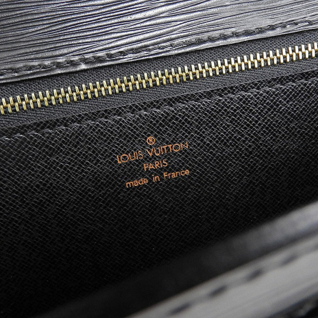 Louis Vuitton Black Noir Epi Leather Clutch Bag Pochette