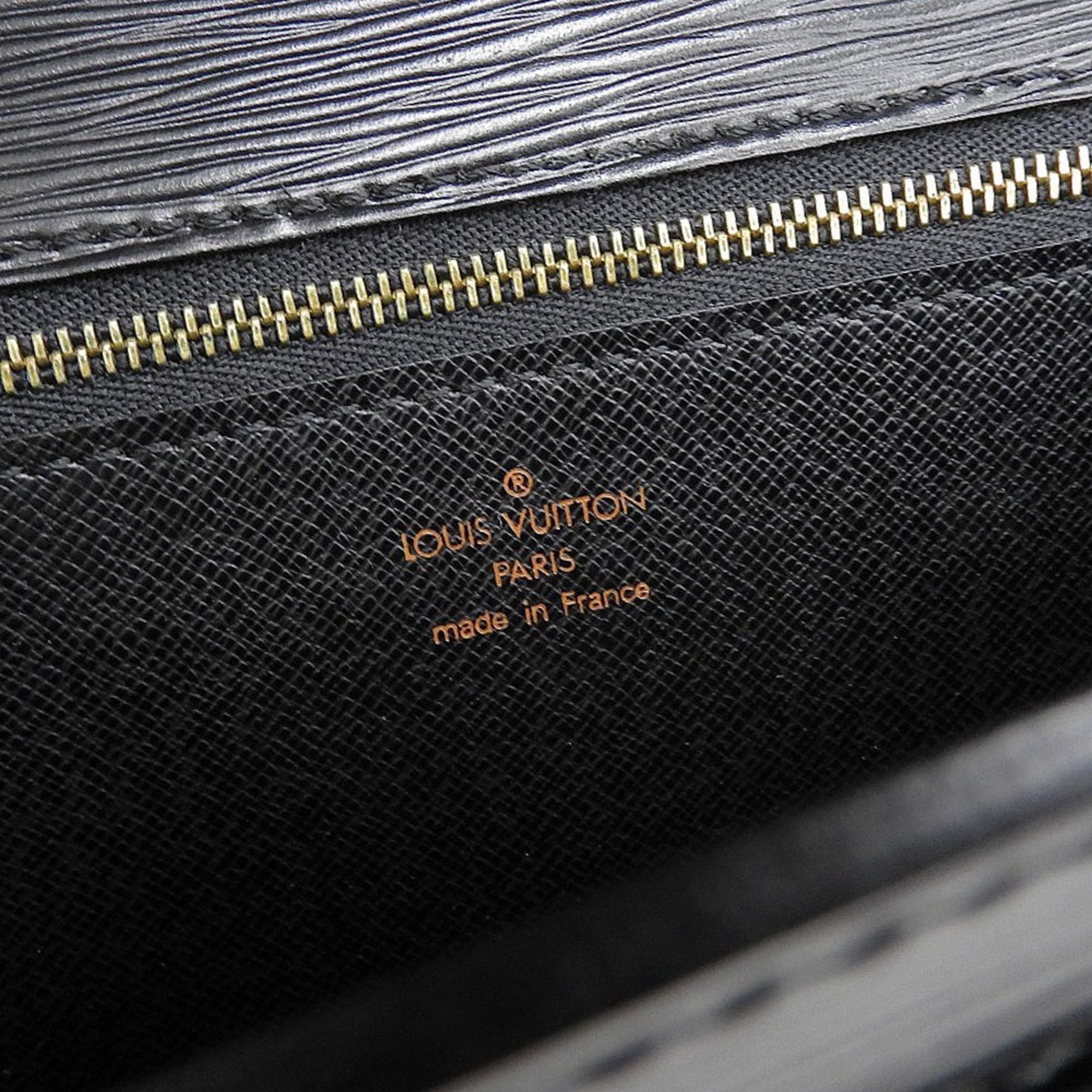 Louis Vuitton Black Noir Epi Leather Clutch Bag Pochette