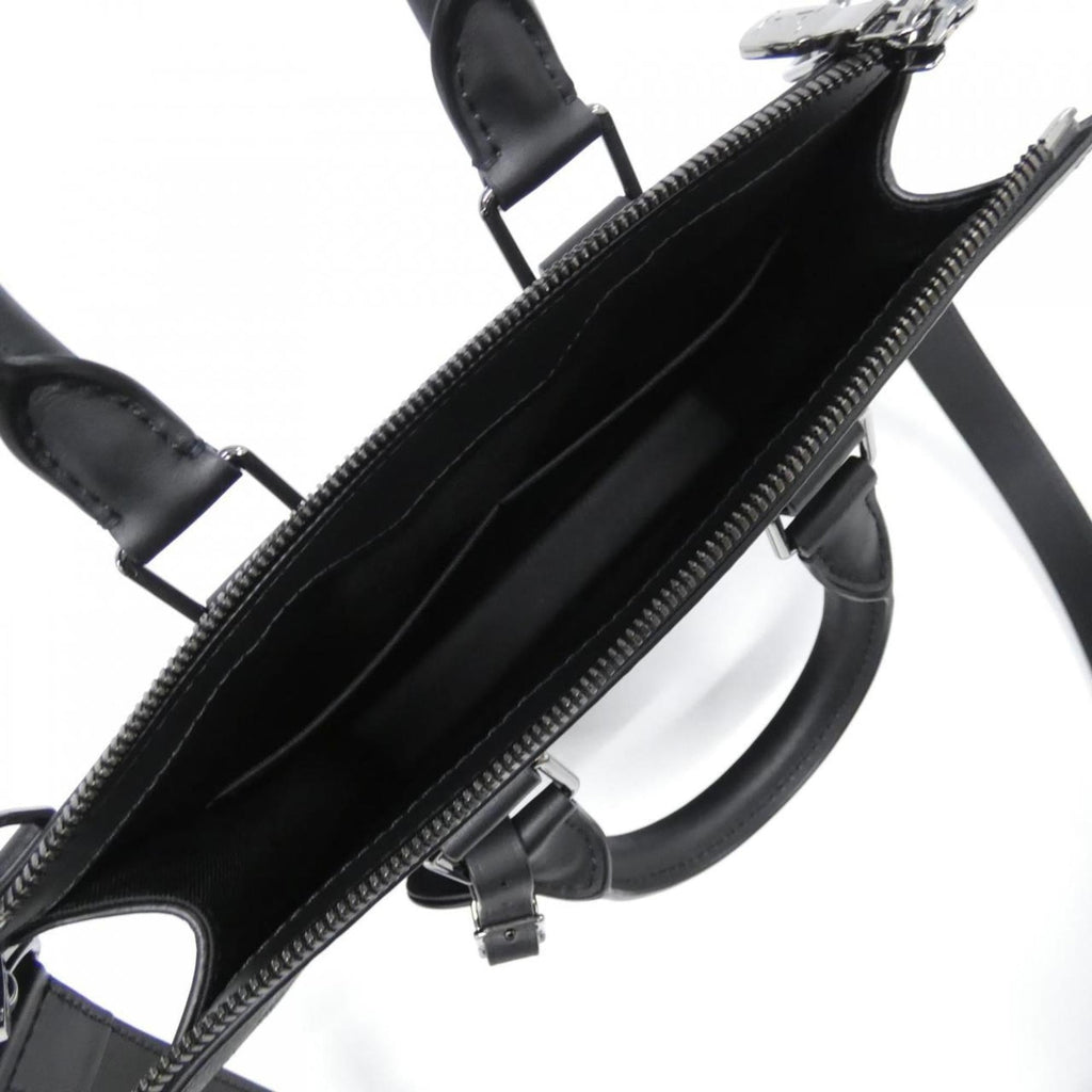 Louis Vuitton Black Coated Canvas Handbag
