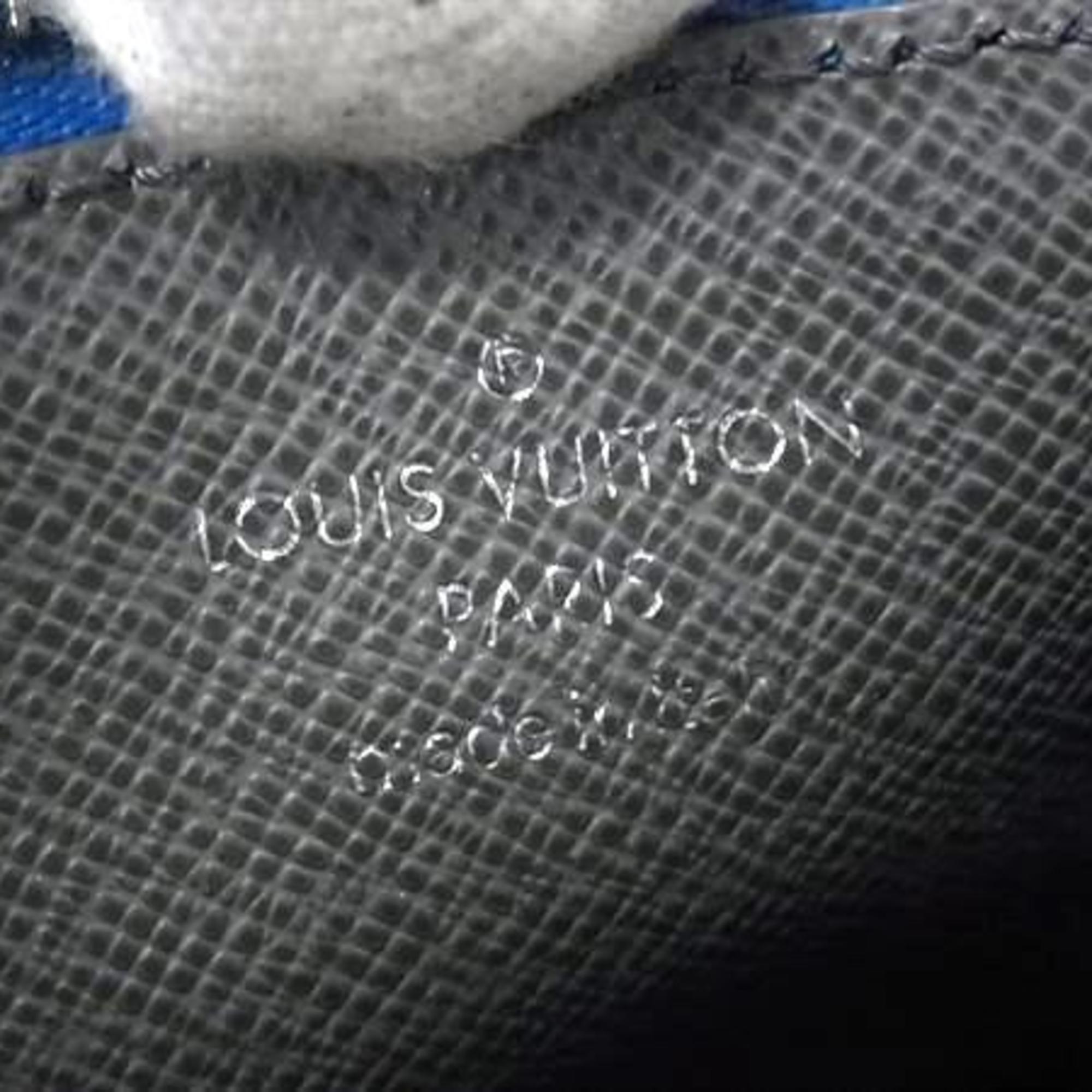 Louis Vuitton Taiga Blue Taiga Leather Coin Purse/Coin Case