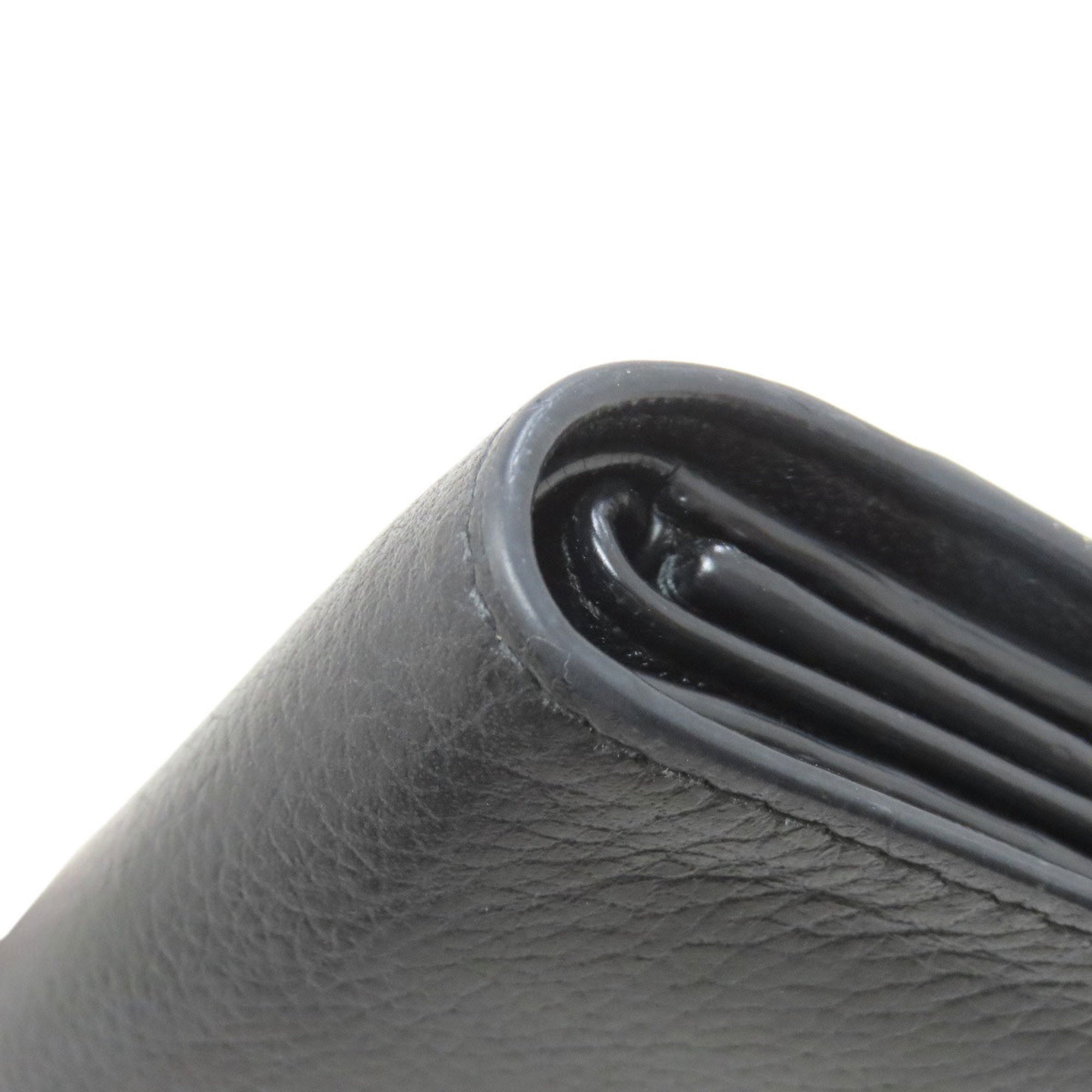 Balenciaga Black Leather Wallet (Bi-Fold)