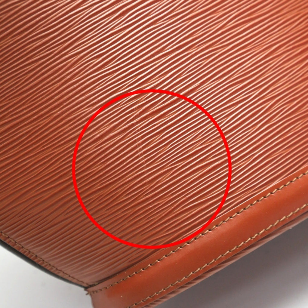 Louis Vuitton Brown Epi Leather Handbag Tote Bag