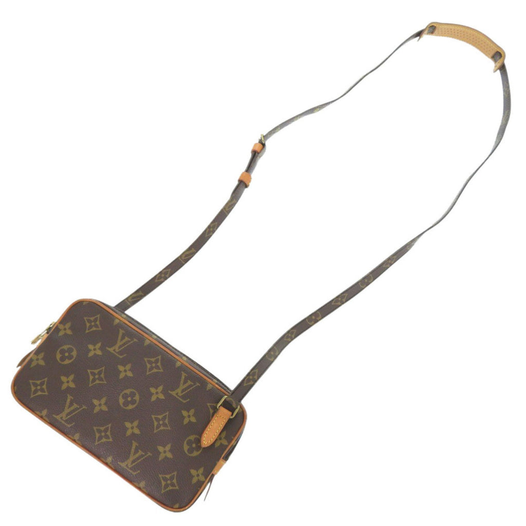 Louis Vuitton Brown Monogram Canvas Shoulder Bag